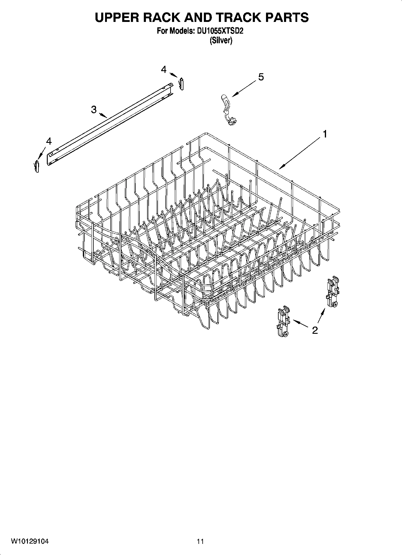 09 - UPPER RACK AND TRACK PARTS