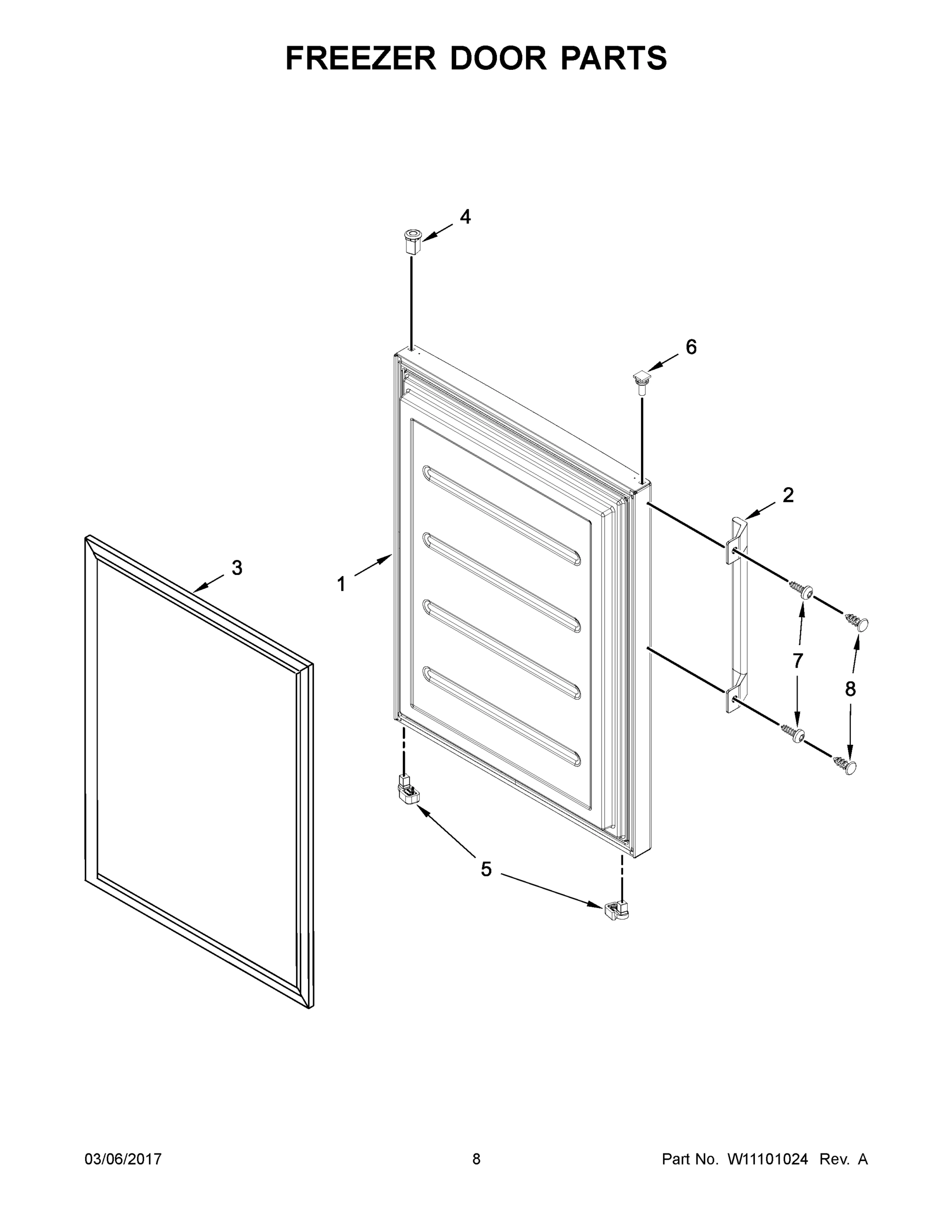 05 - FREEZER DOOR PARTS