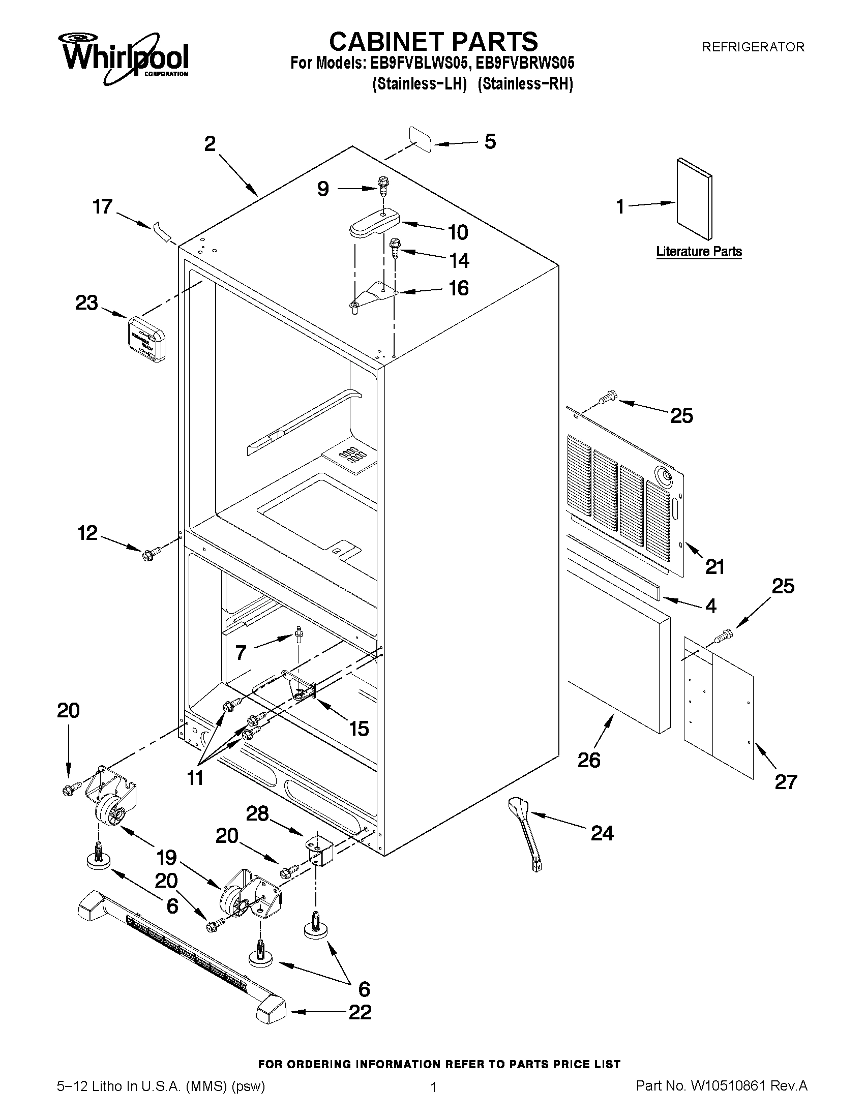 01 - CABINET PARTS