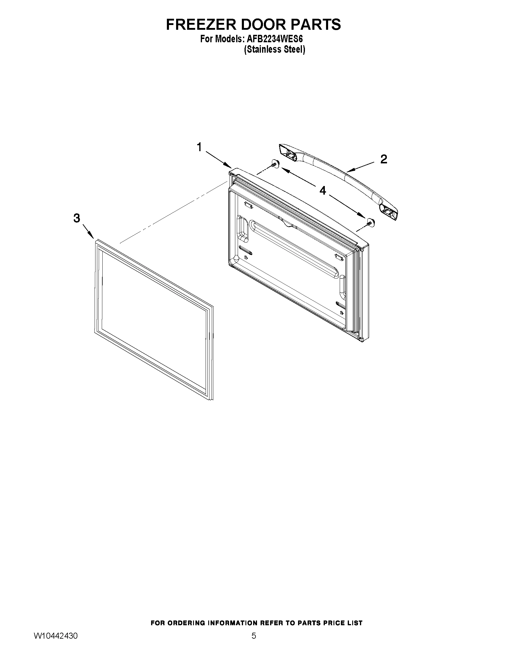 03 - FREEZER DOOR PARTS