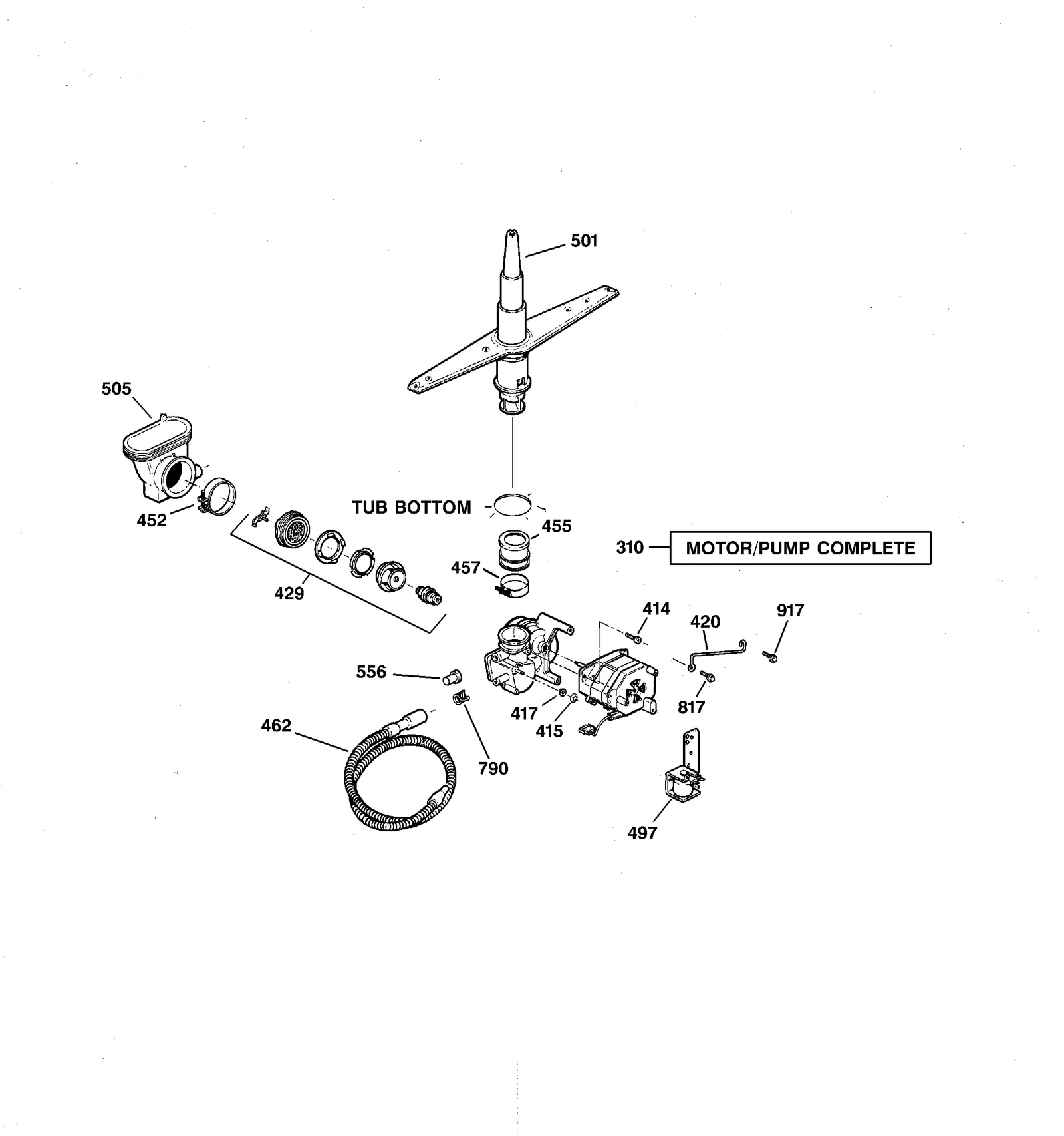 MOTOR-PUMP MECHANISM