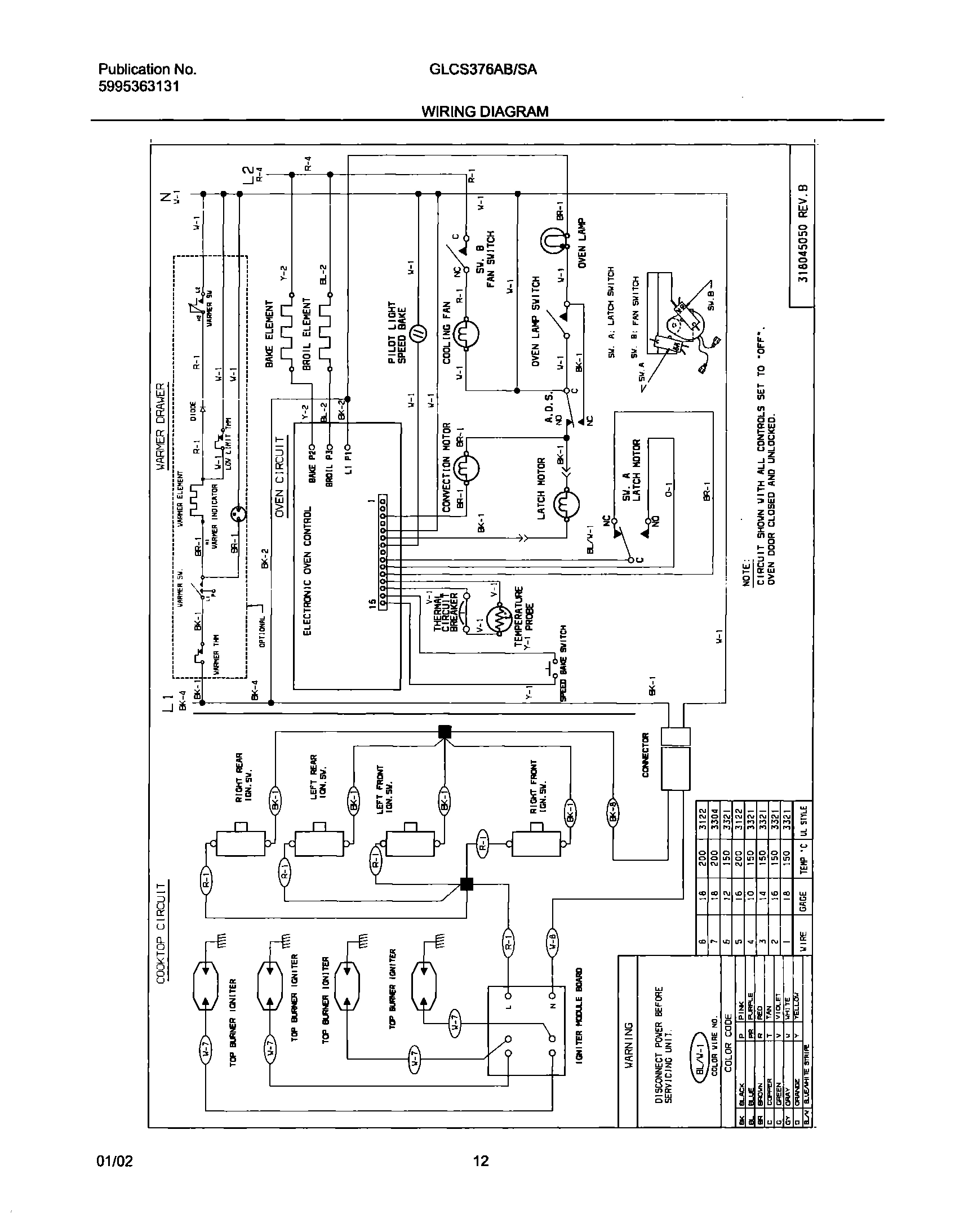12 - WIRING DIAGRAM