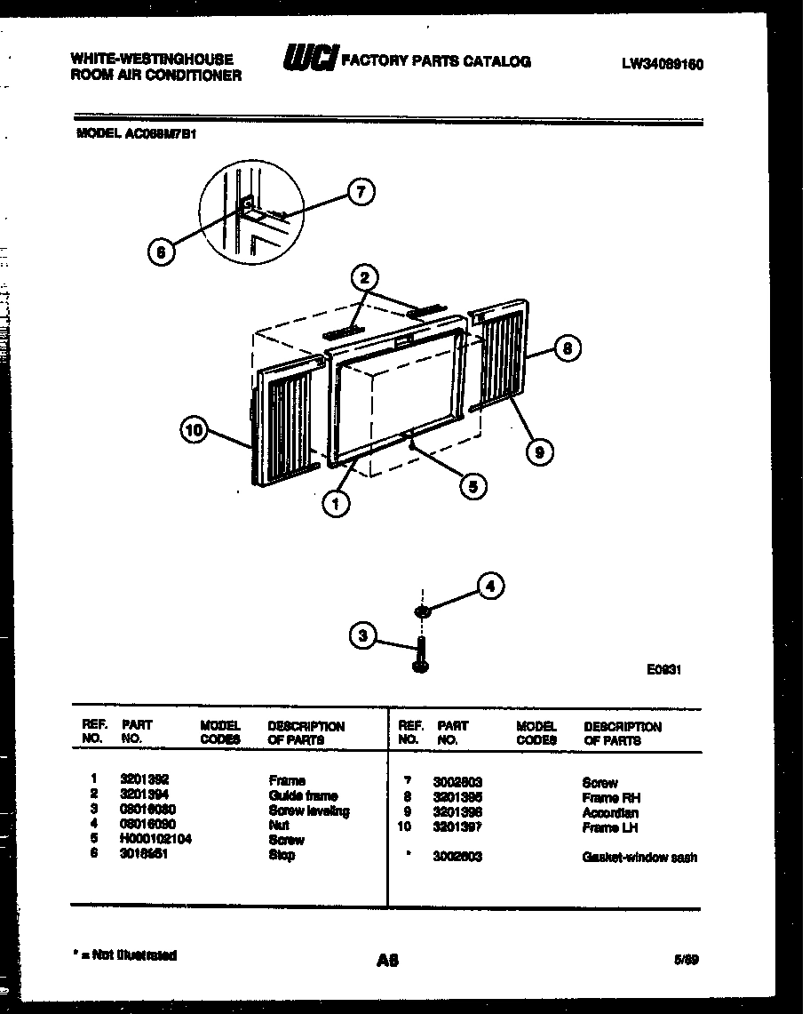 06 - CABINET AND INSTALLATION PARTS