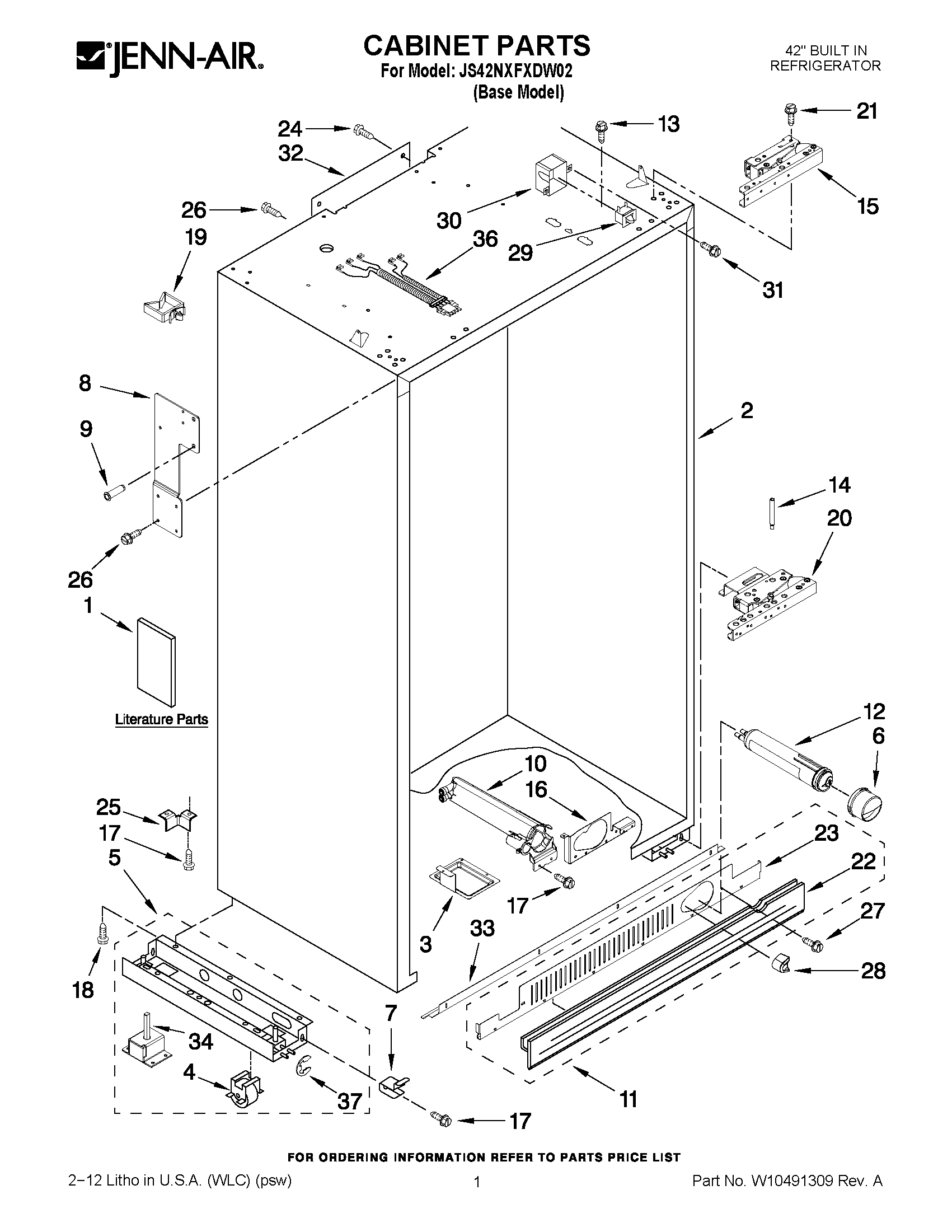 01 - CABINET PARTS