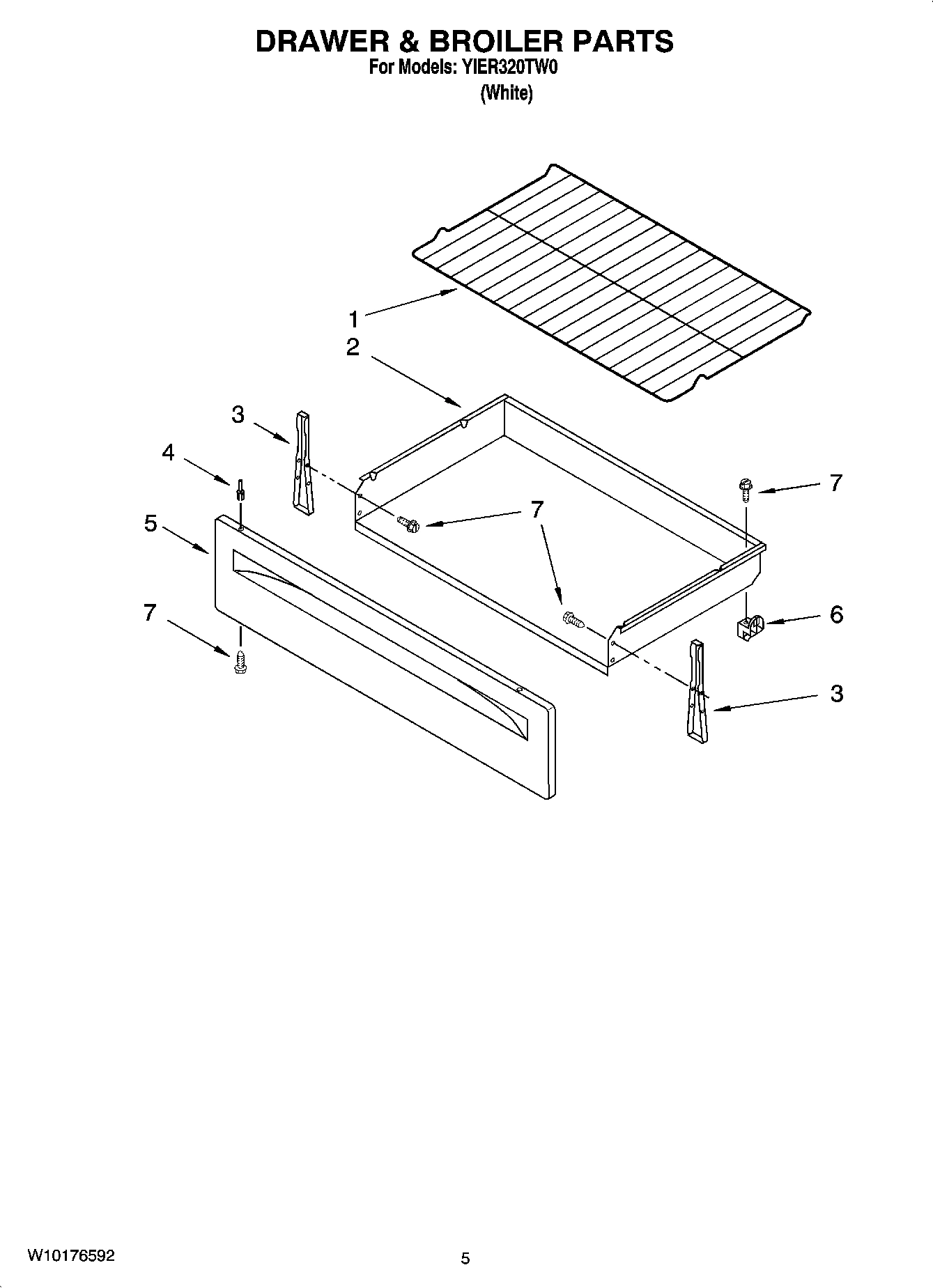 04 - DRAWER & BROILER PARTS