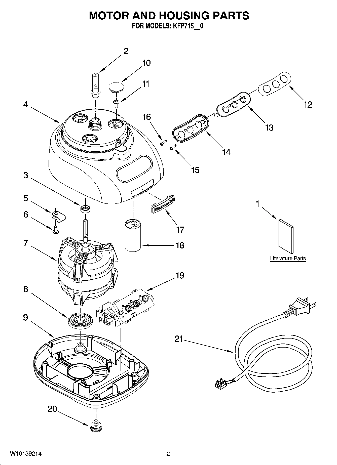 01 - MOTOR AND HOUSING PARTS
