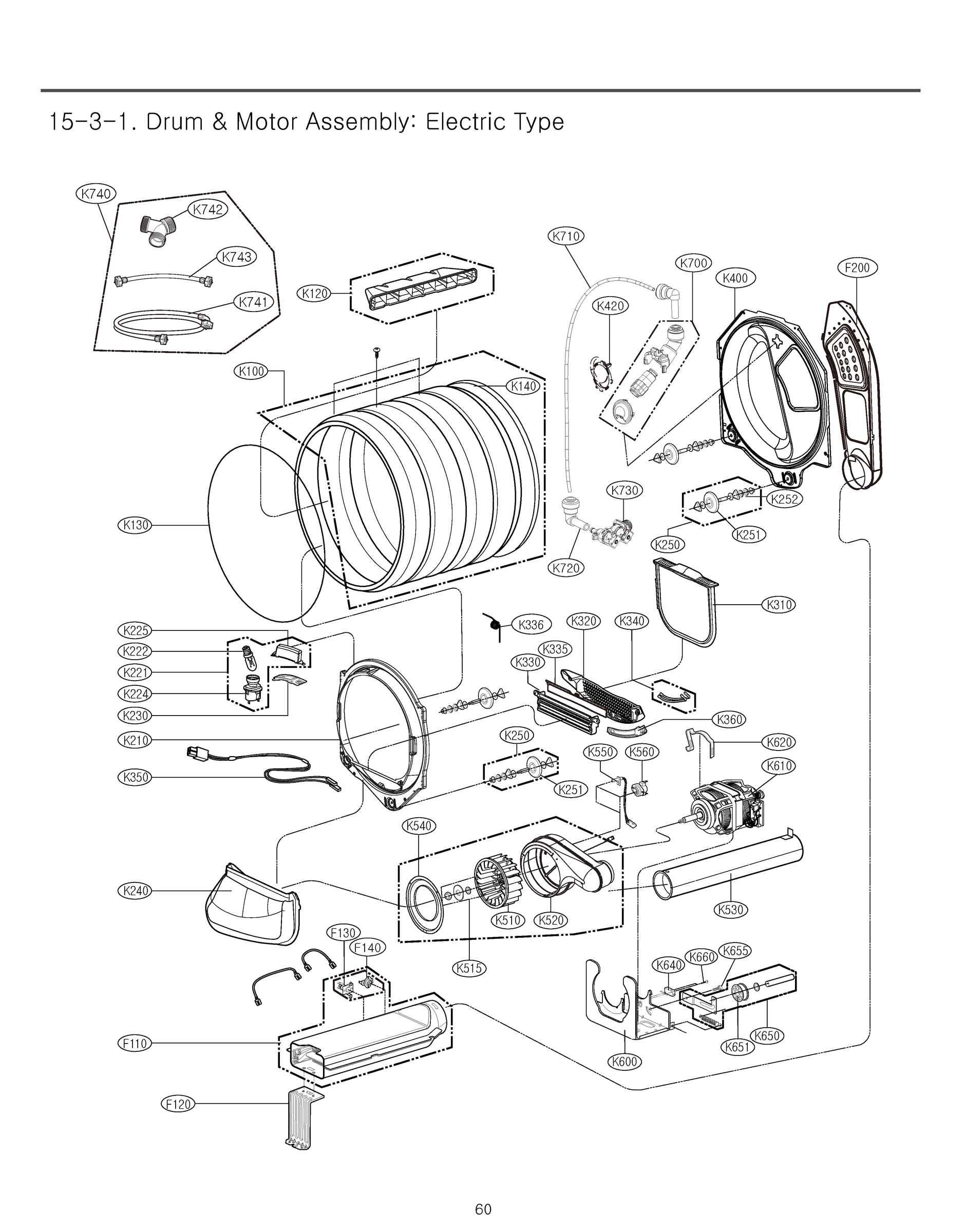DRUM & MOTOR ASSEMBLY