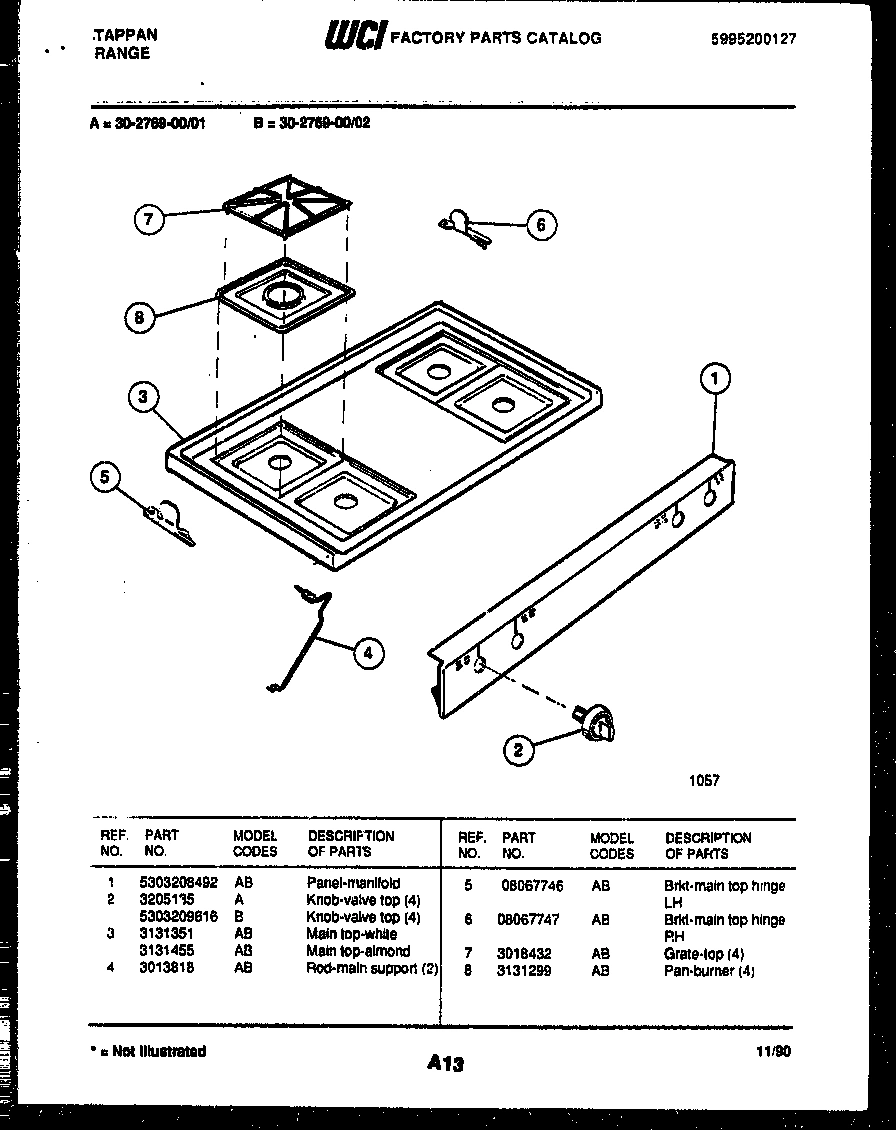 03 - COOKTOP PARTS