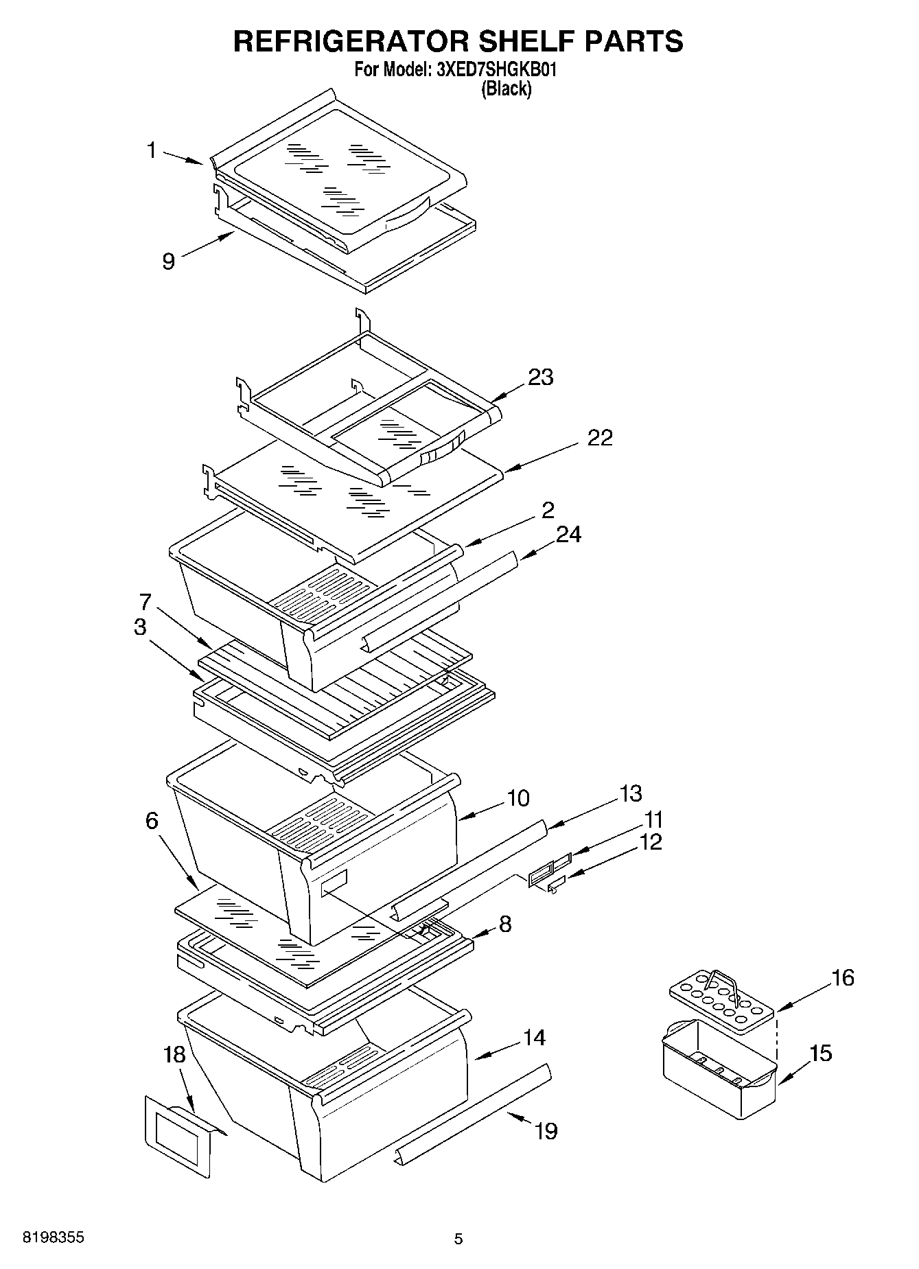 04 - REFRIGERATOR SHELF