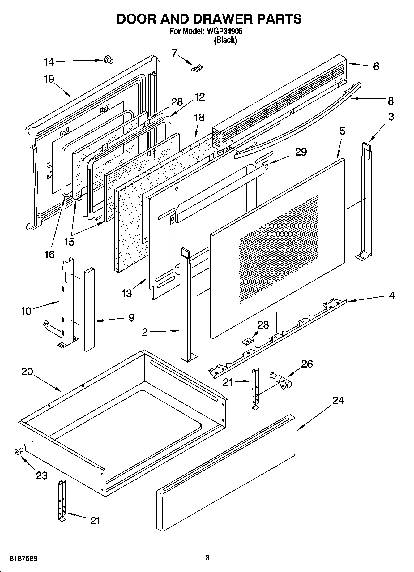 03 - DOOR AND DRAWER PARTS