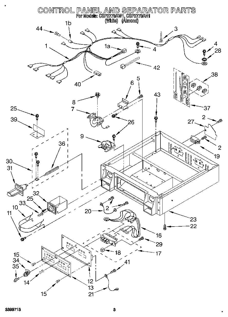 03 - CONTROL PANEL AND SEPARATOR