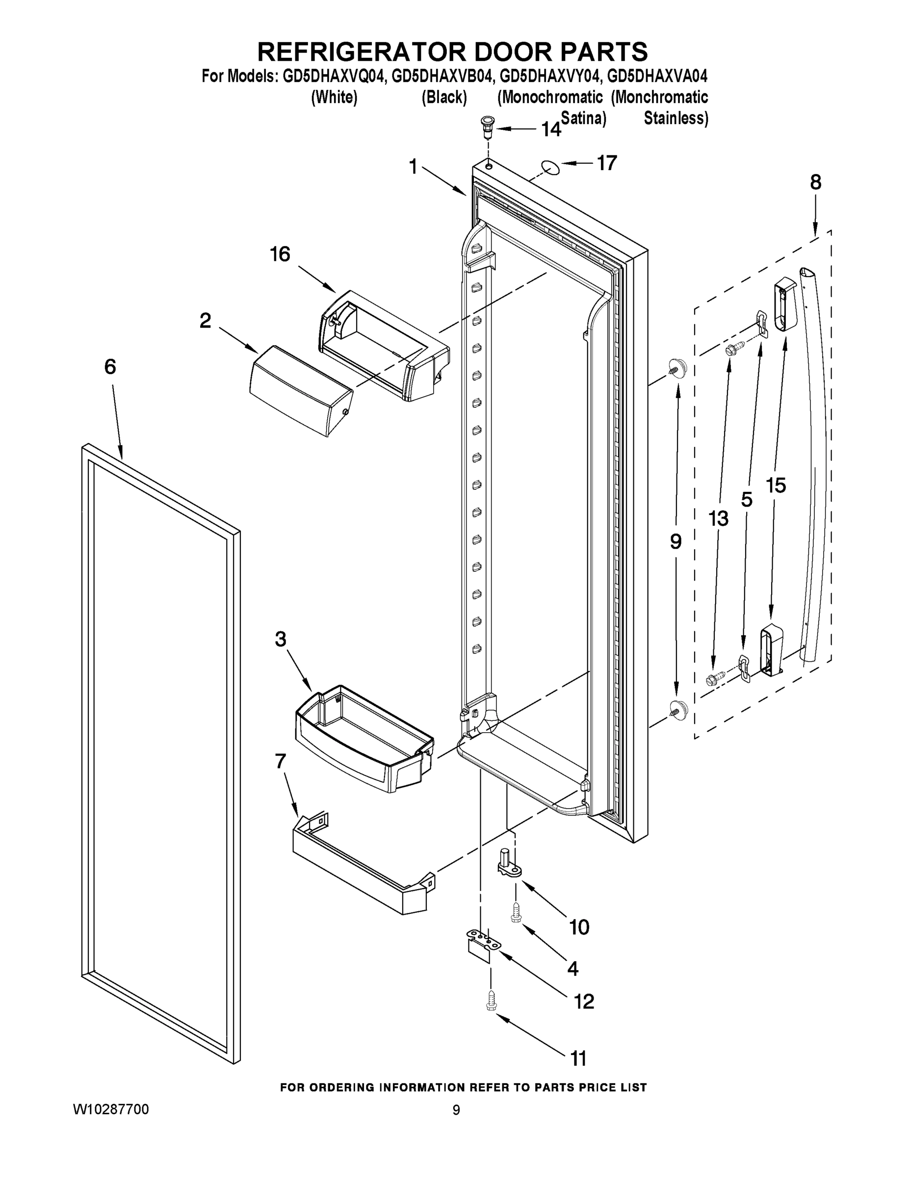 06 - REFRIGERATOR DOOR PARTS