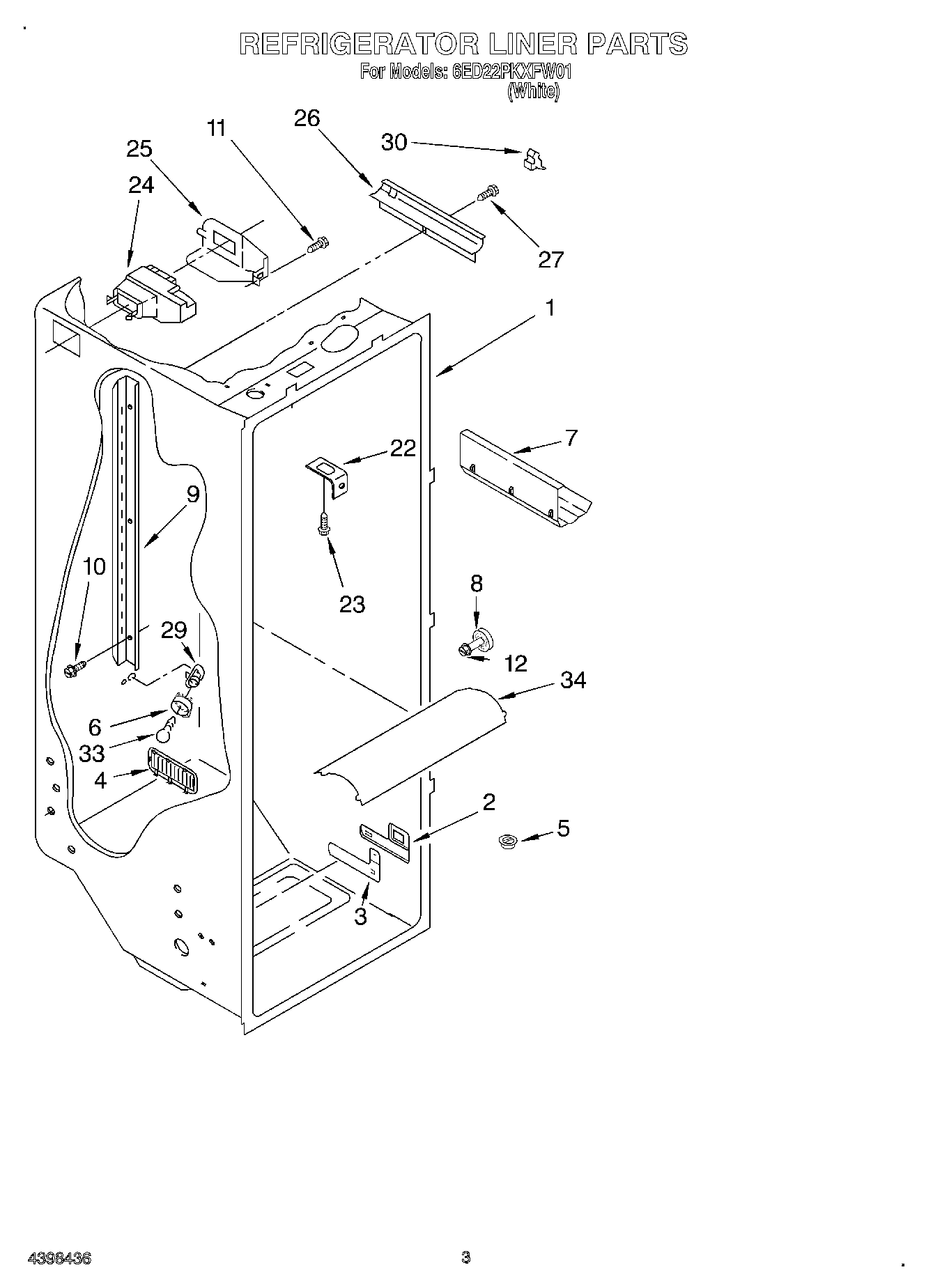 02 - REFRIGERATOR LINER