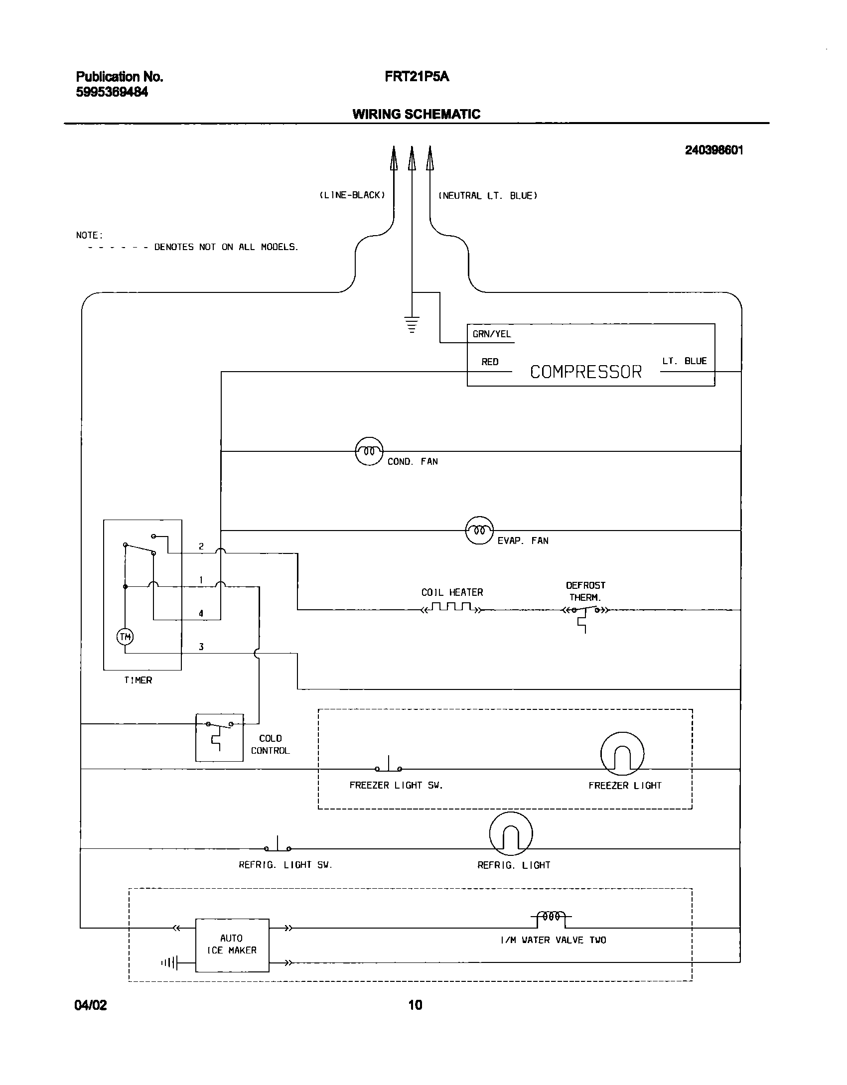 10 - WIRING SCHEMATIC
