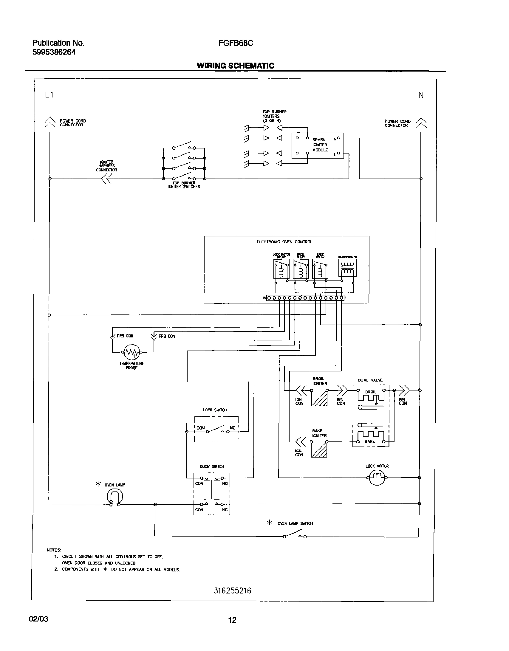12 - WIRING SCHEMATIC