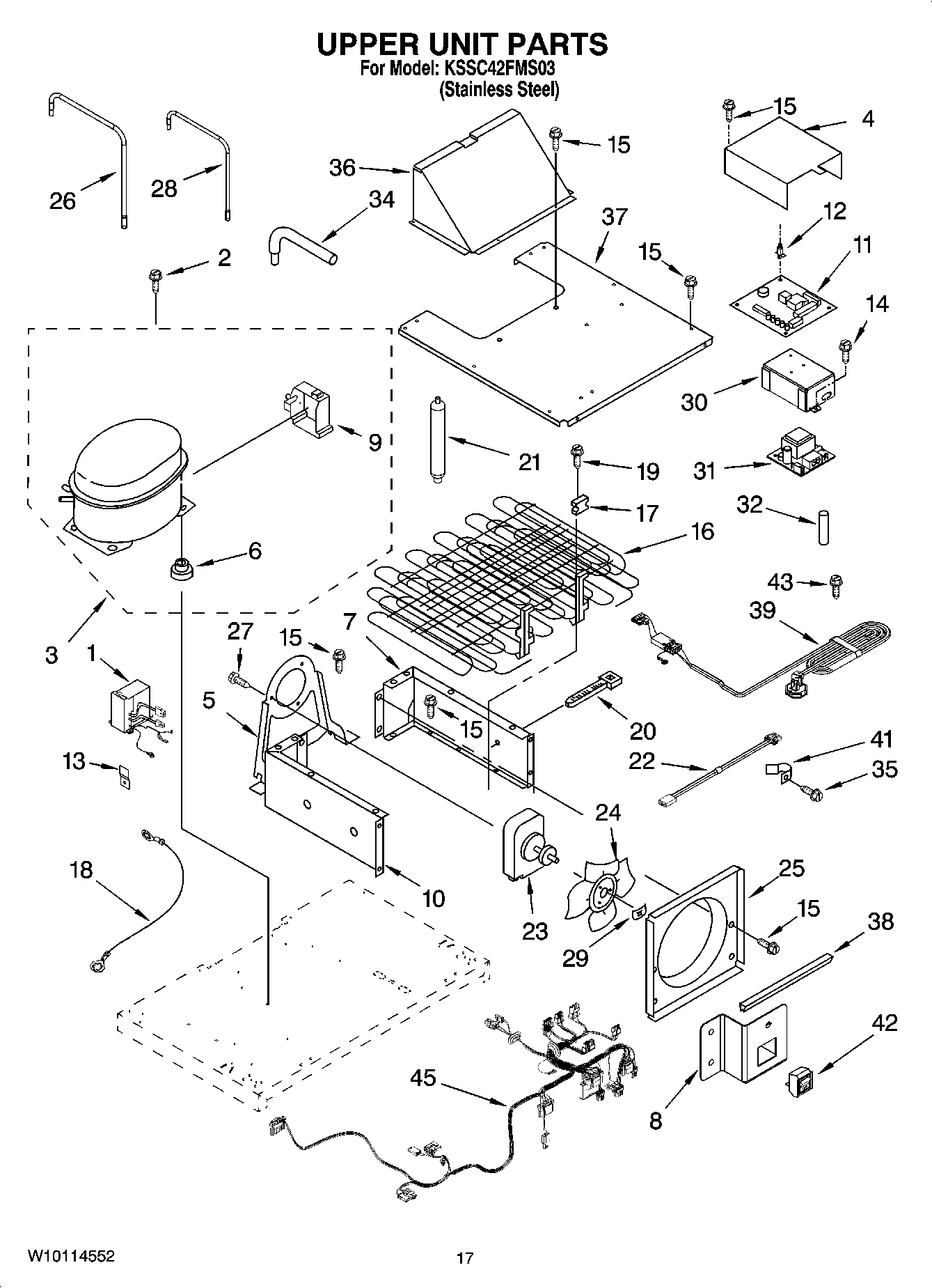 11 - UPPER UNIT PARTS