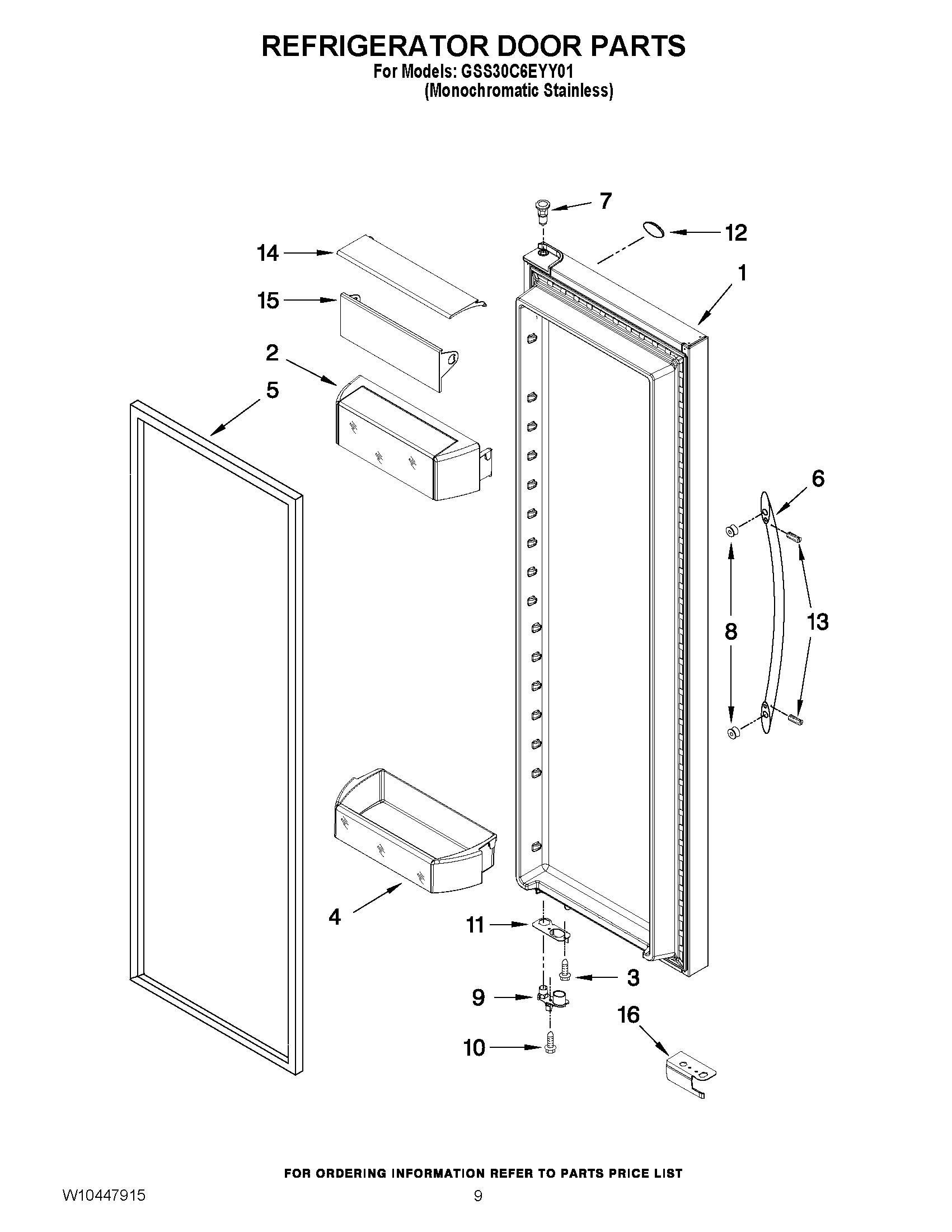 06 - REFRIGERATOR DOOR PARTS