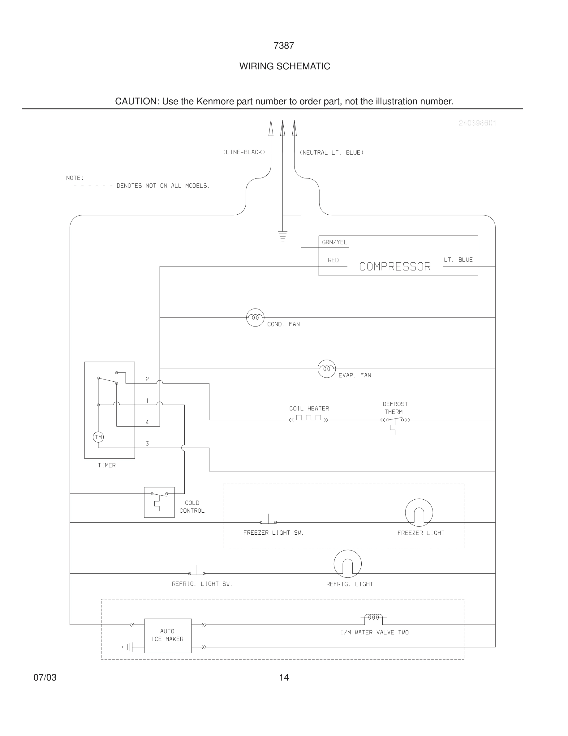14 - WIRING SCHEMATIC