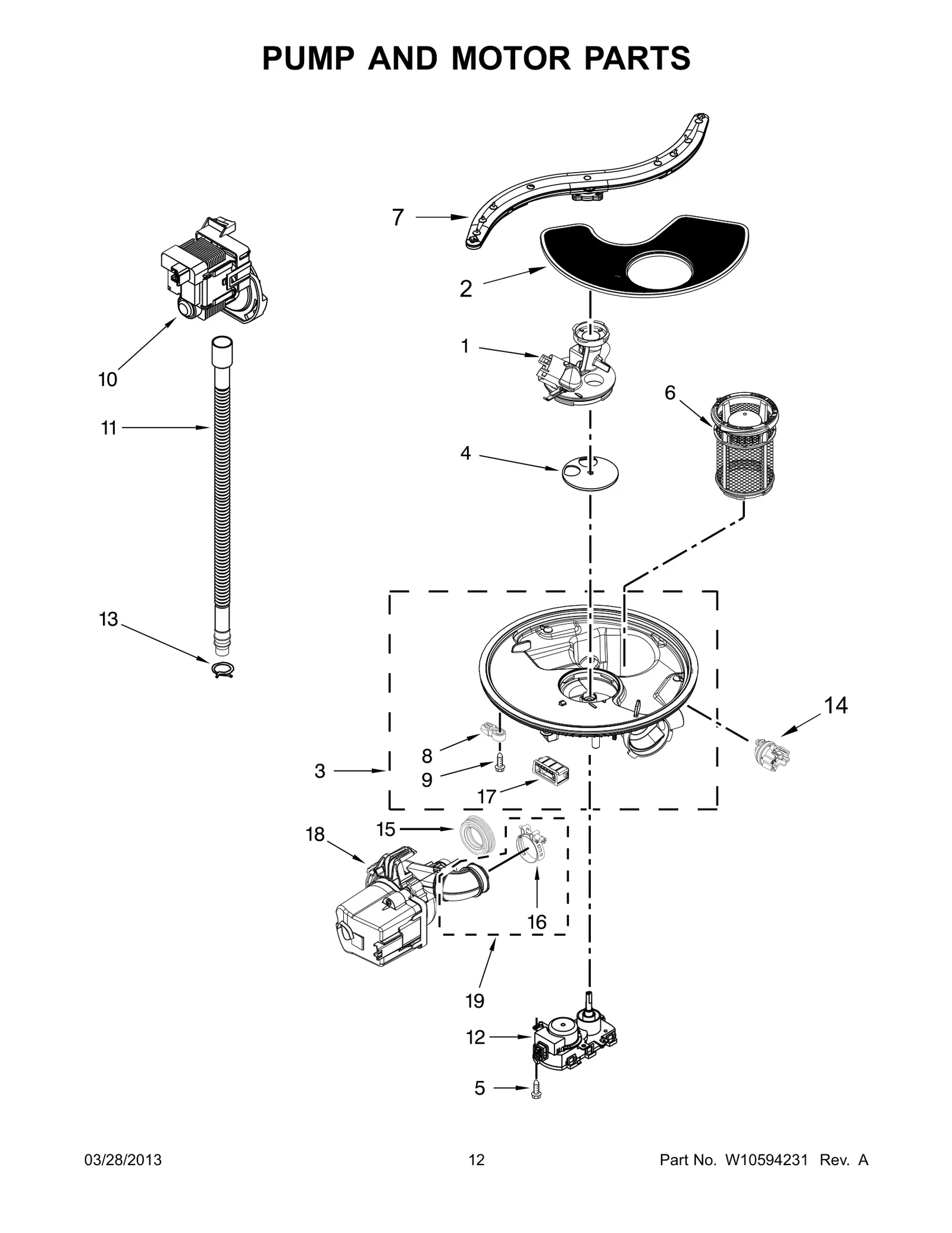 PUMP AND MOTOR PARTS