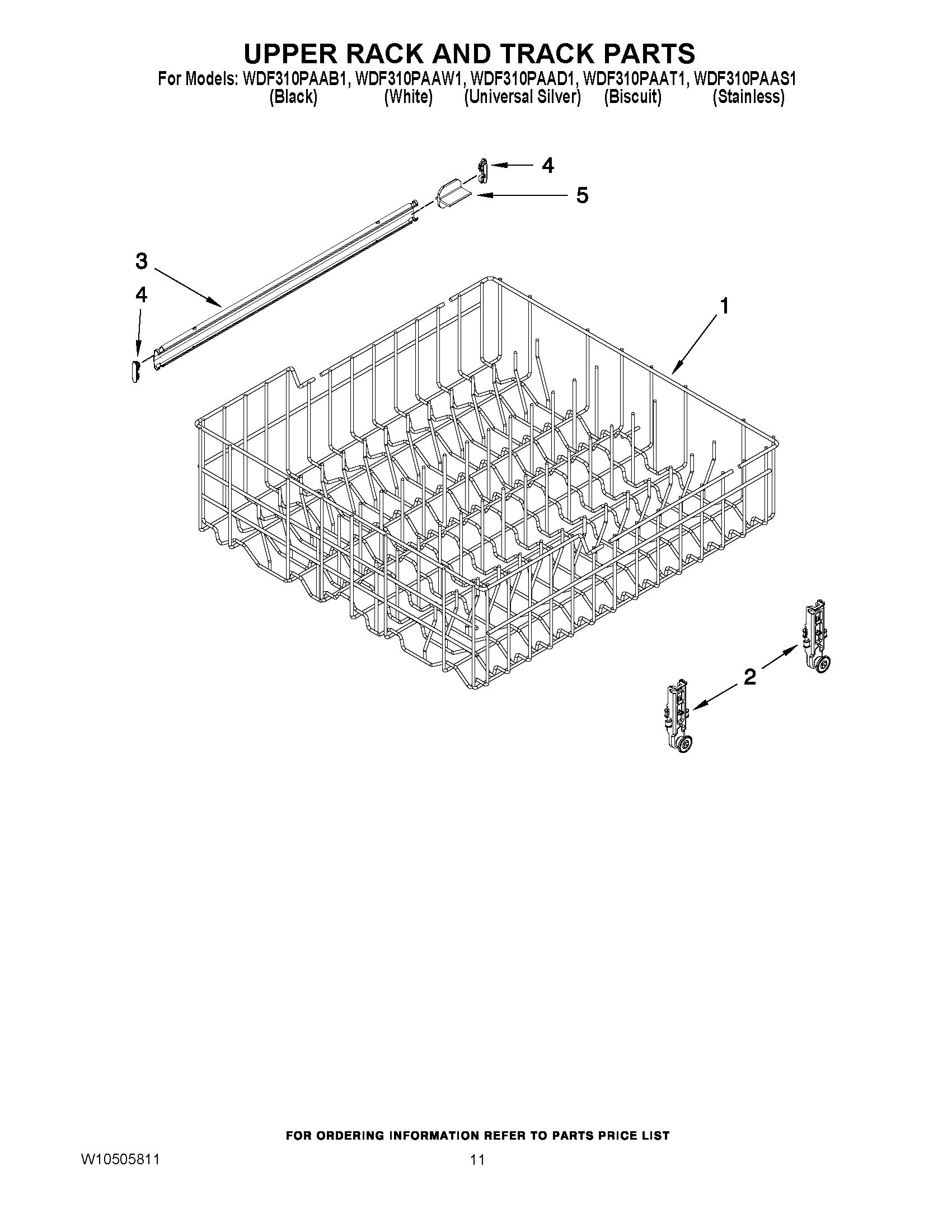09 - UPPER RACK AND TRACK PARTS