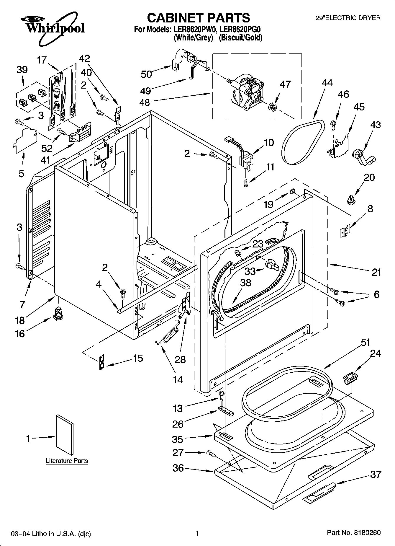 01 - CABINET PARTS