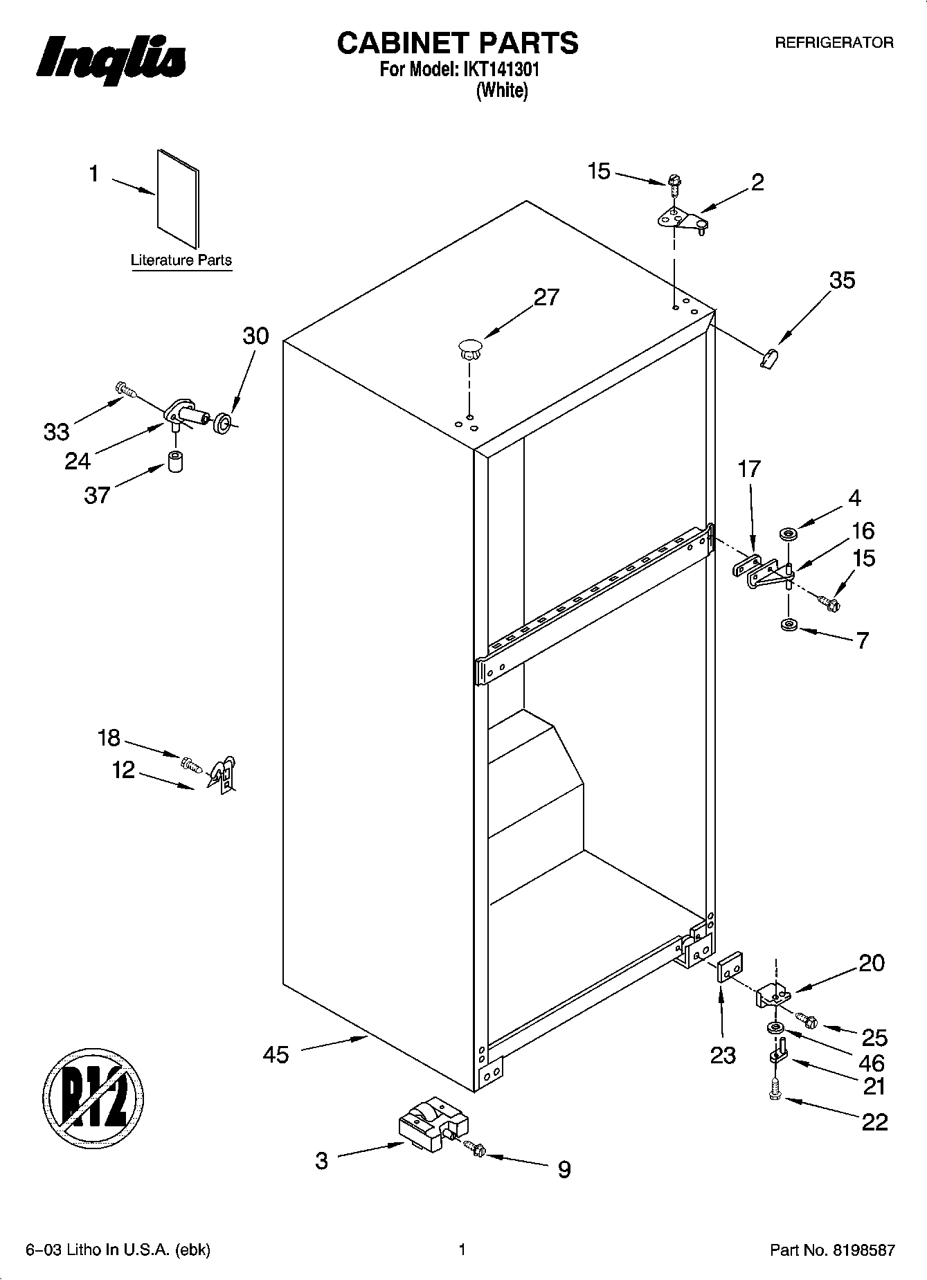 01 - CABINET PARTS