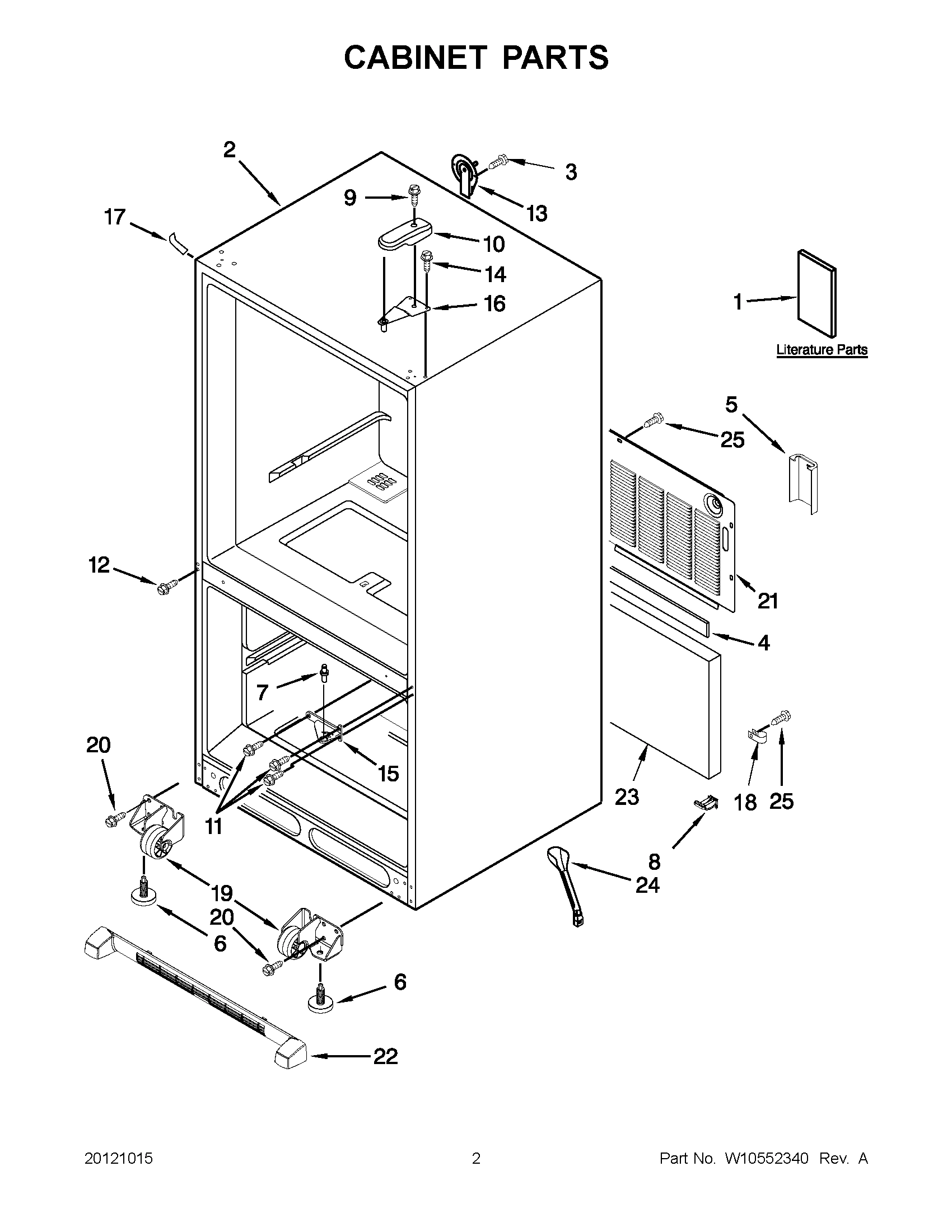 01 - CABINET PARTS