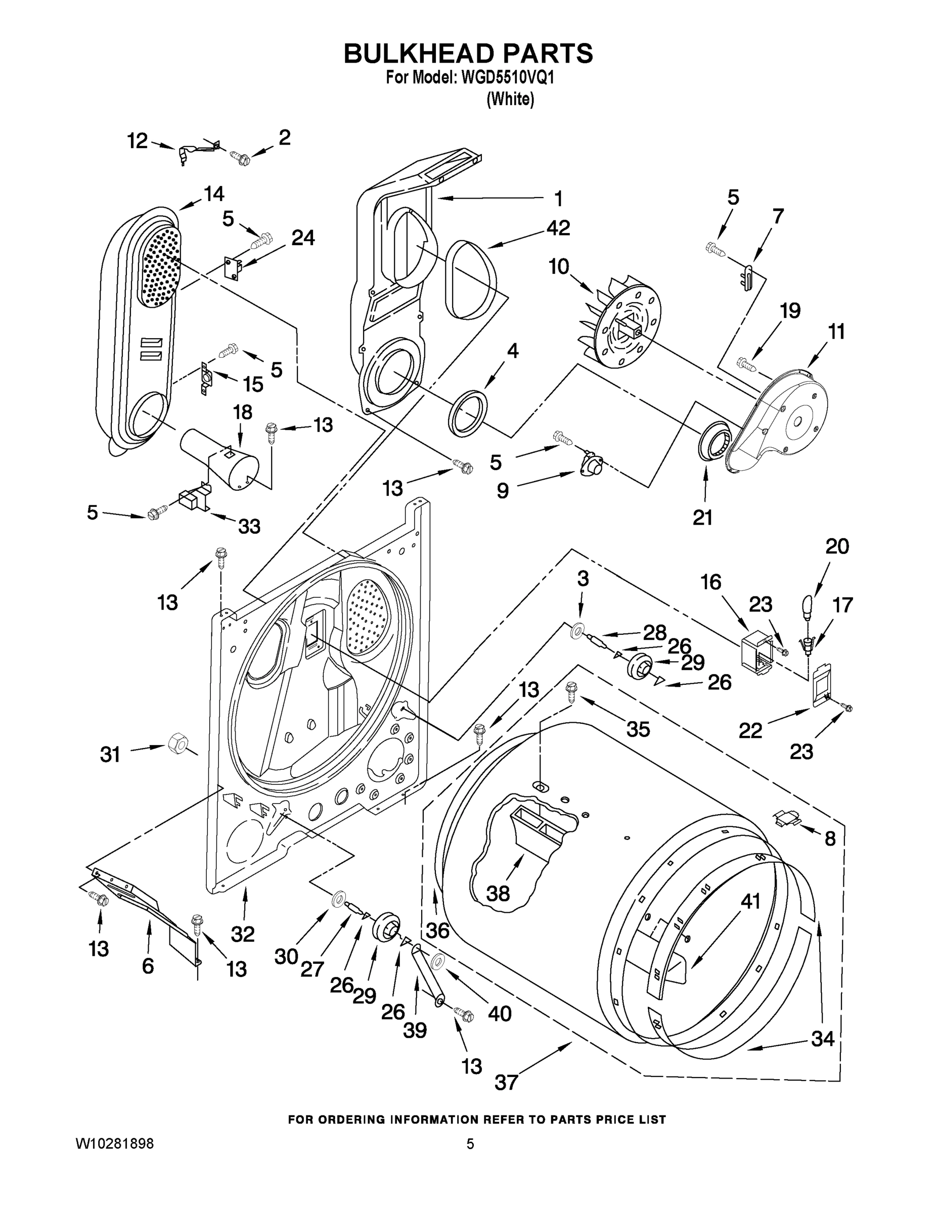 03 - BULKHEAD PARTS