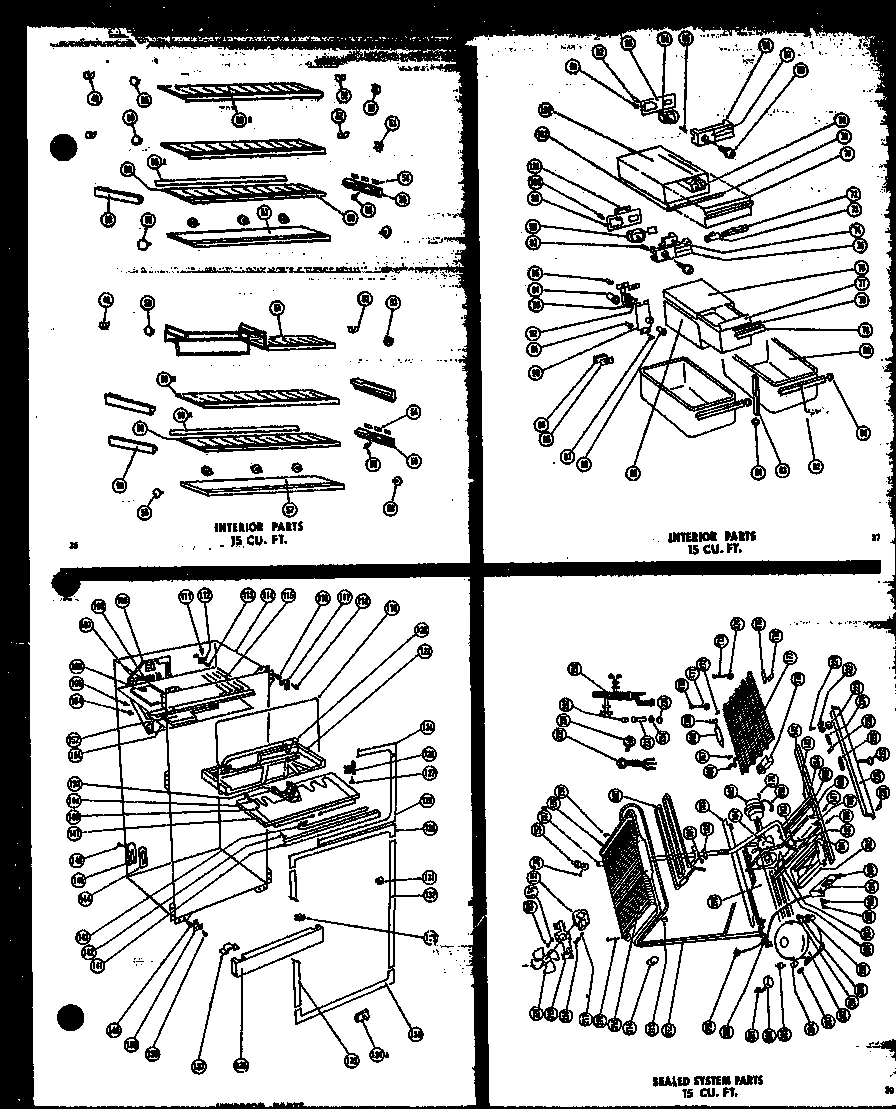 02 - INTERIOR PARTS 15 CU. FT.