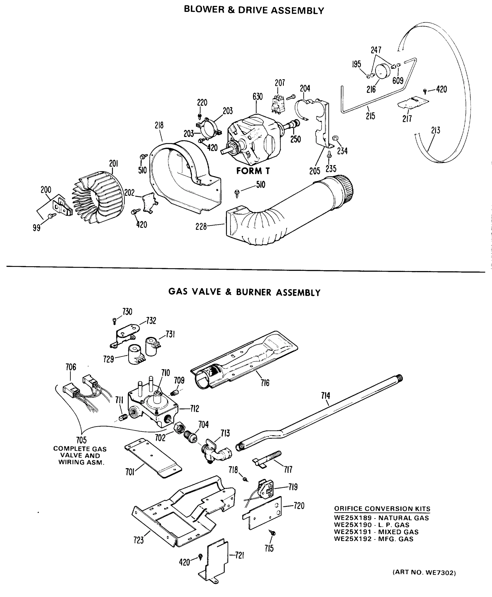 BLOWER & DRIVE ASSEMBLY