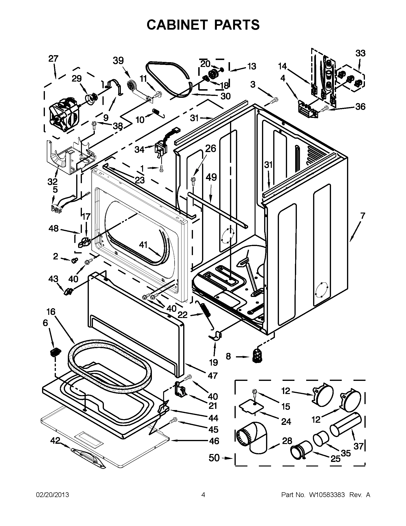 02 - CABINET PARTS