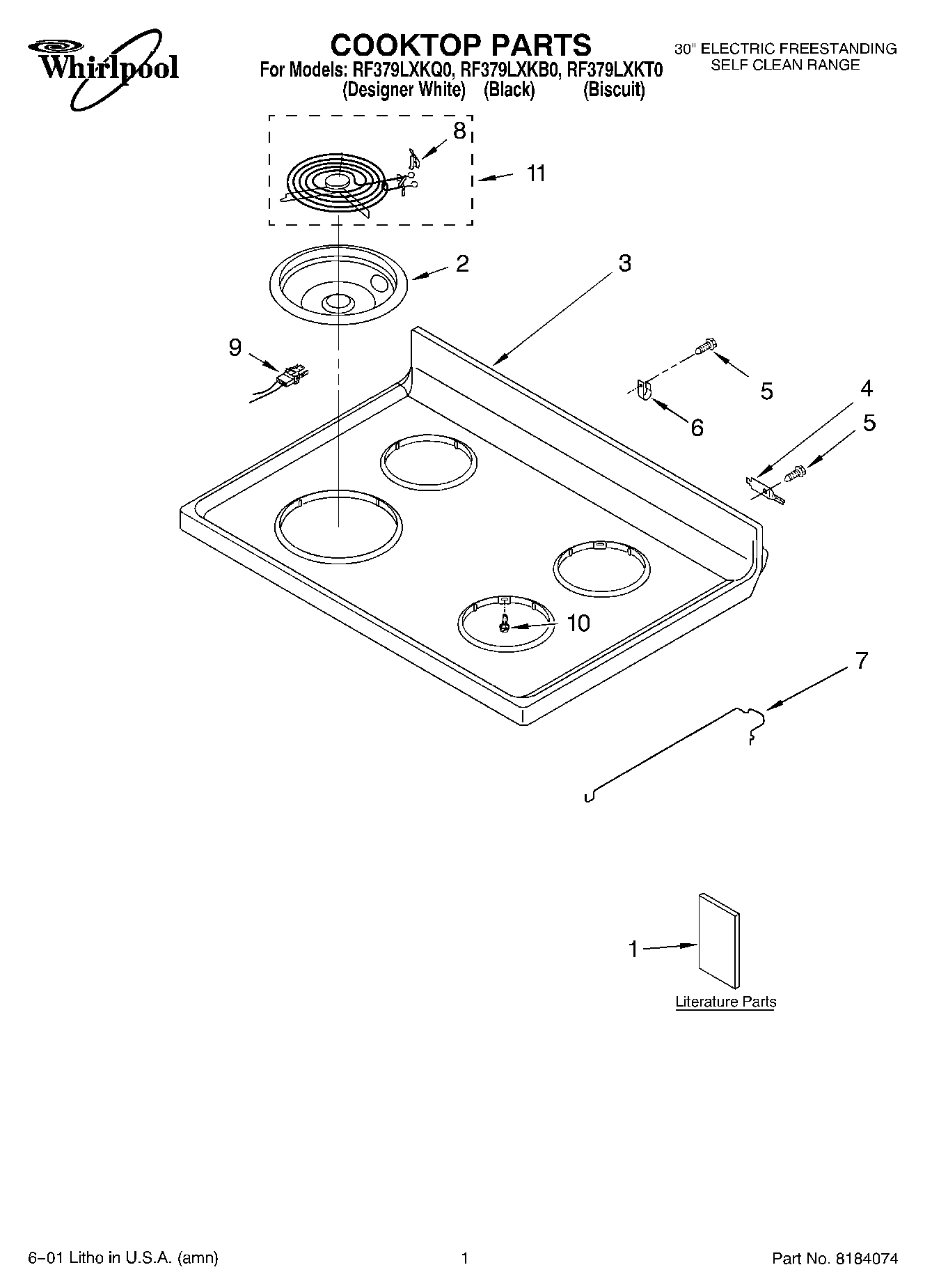 01 - COOKTOP, LITERATURE