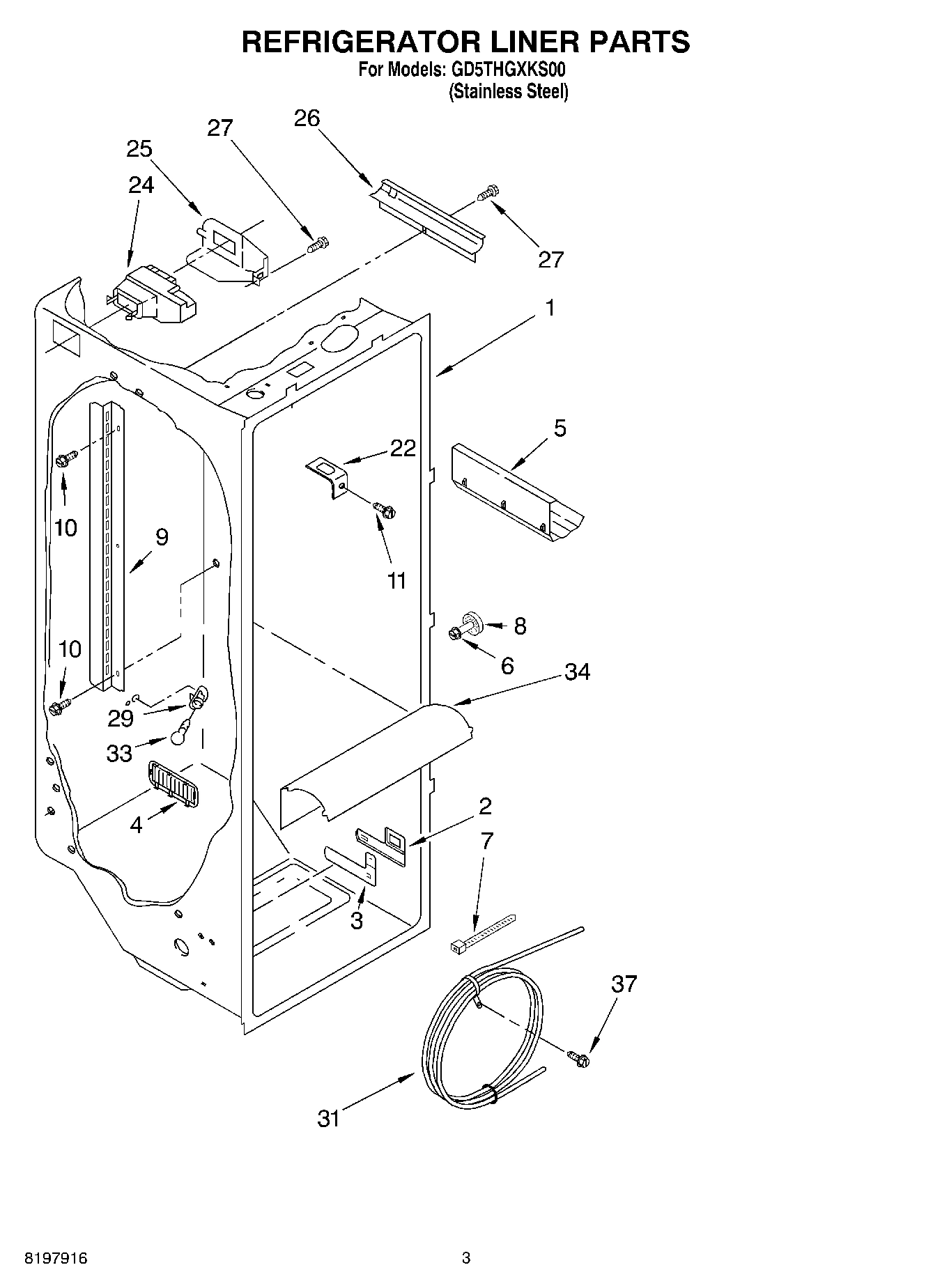 02 - REFRIGERATOR LINER
