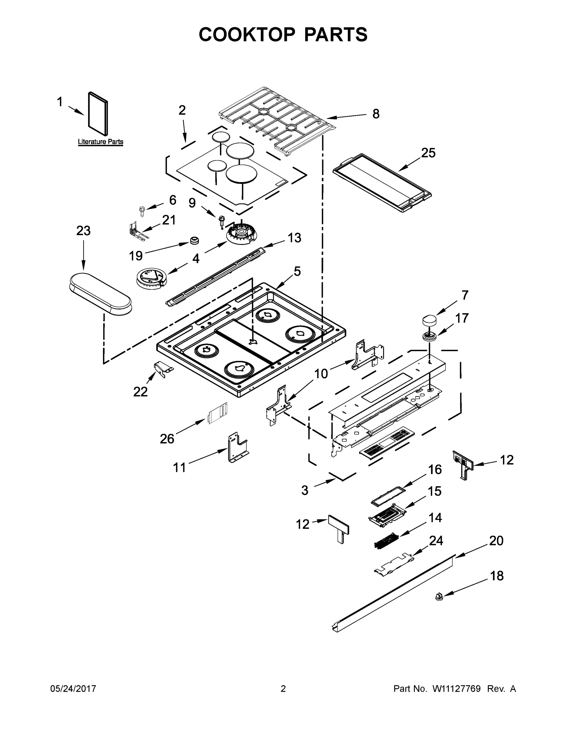 02 - COOKTOP PARTS