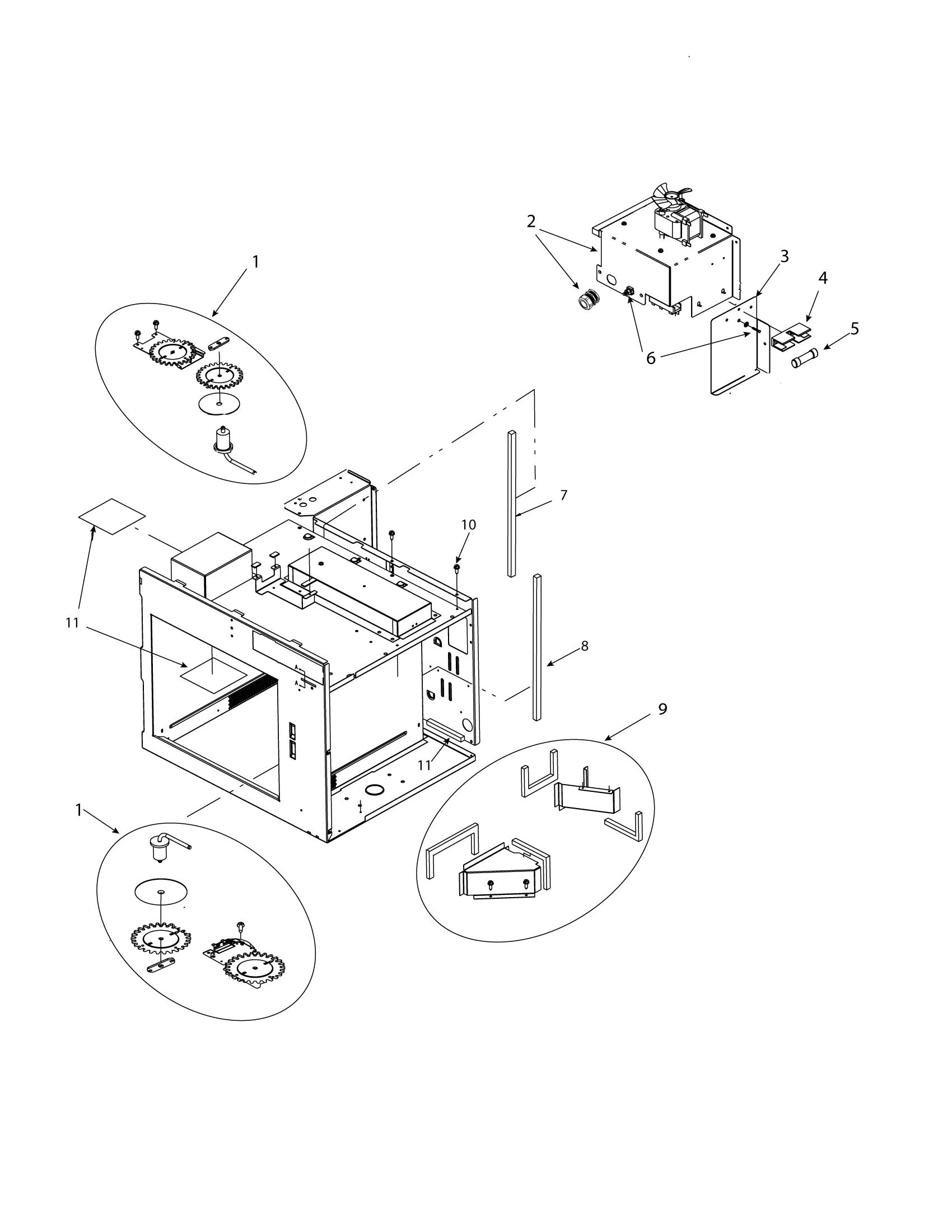 ANTENNAS / BLOWER / FUSE BLOCK / DUCTS