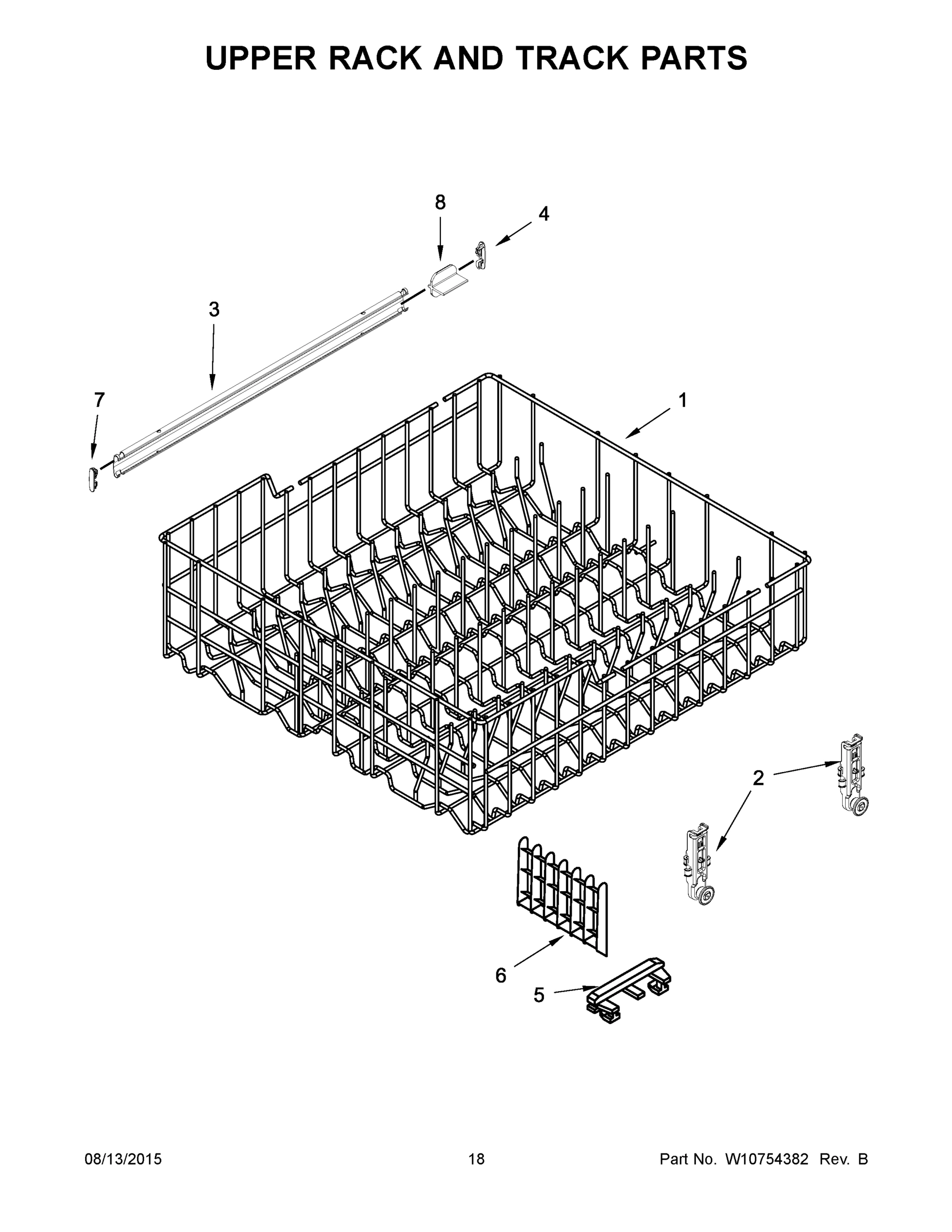 10 - UPPER RACK AND TRACK PARTS