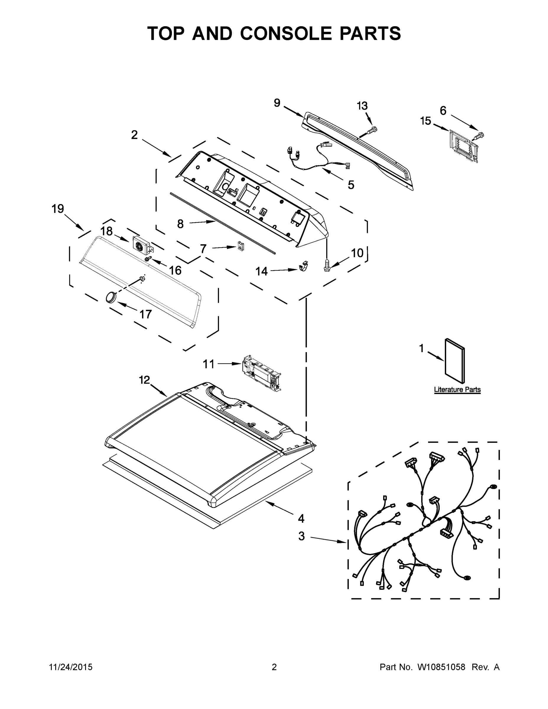 02 - TOP AND CONSOLE PARTS