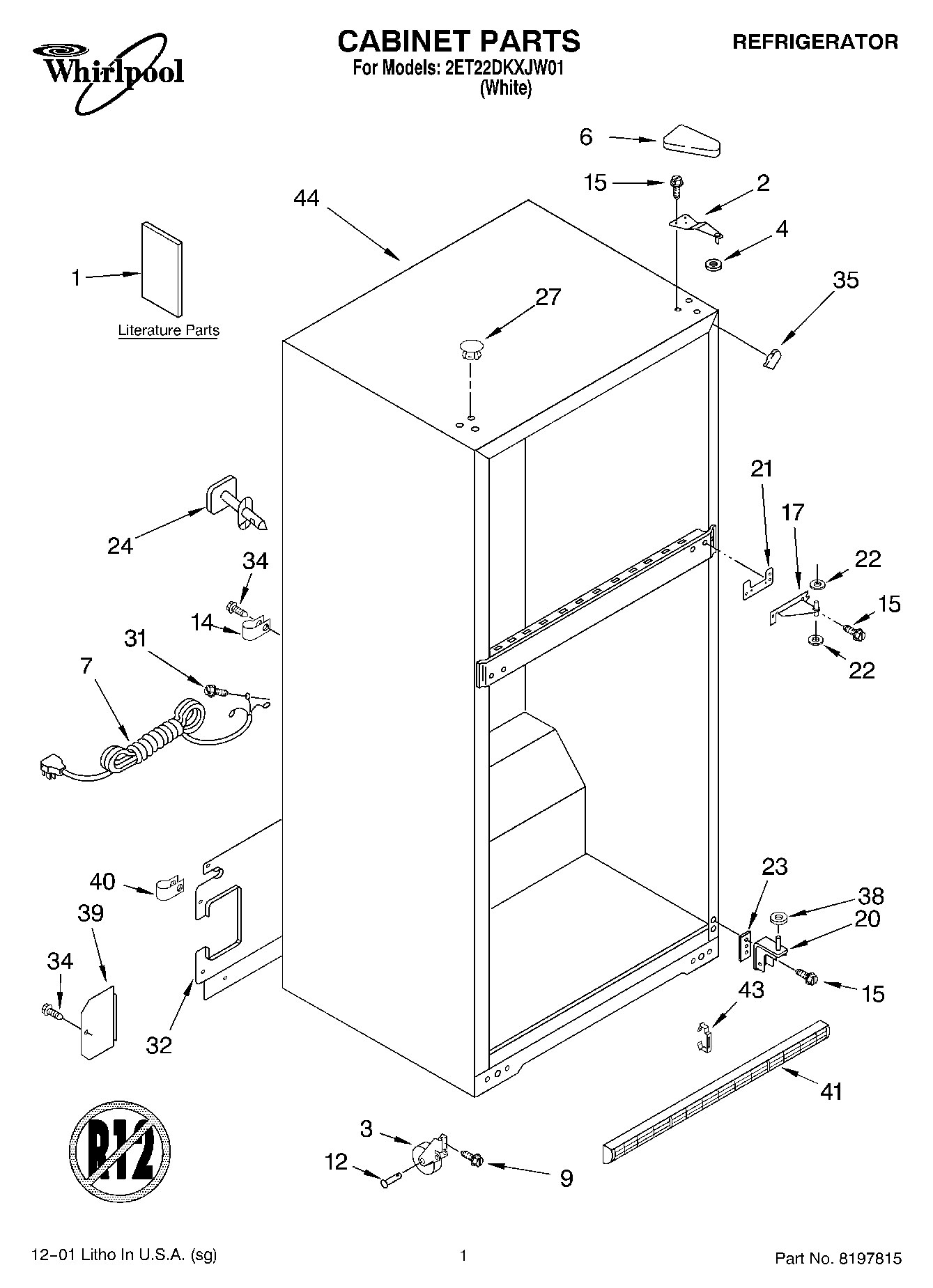 01 - CABINET, LITERATURE