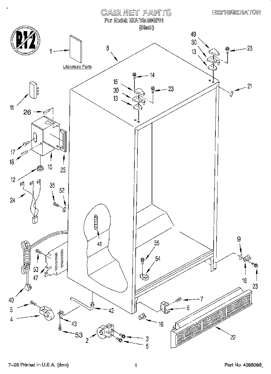 01 - CABINET, LITERATURE