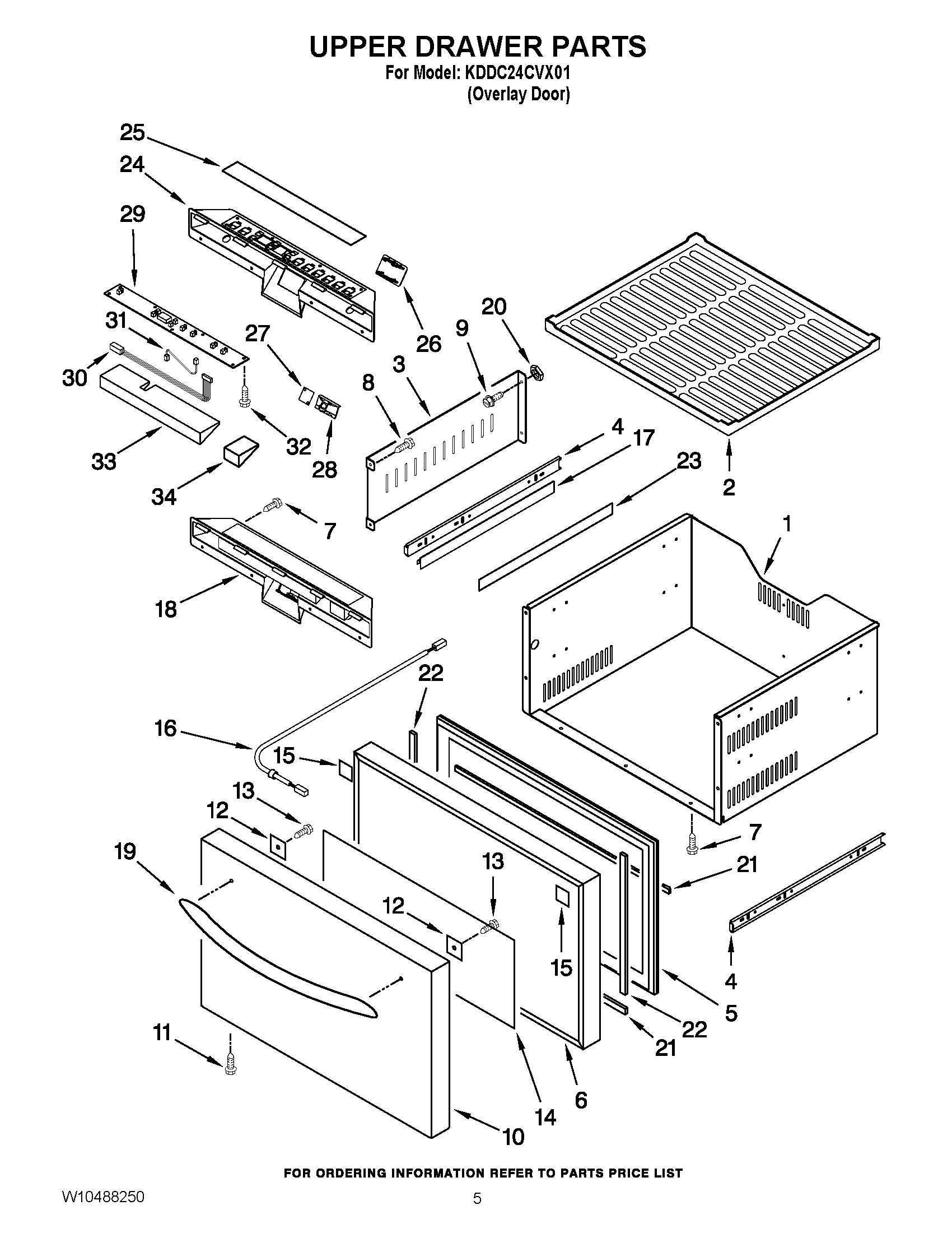 03 - UPPER DRAWER PARTS