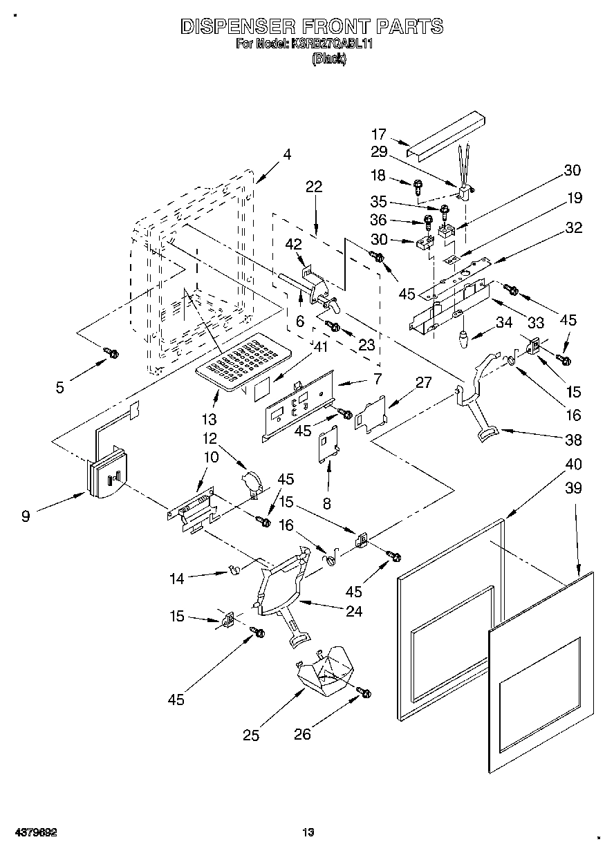 08 - DISPENSER FRONT