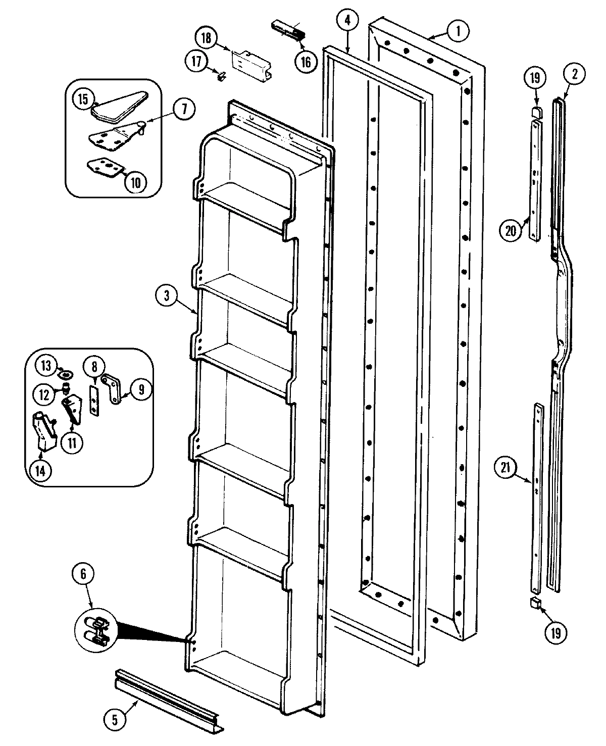 02 - FREEZER DOOR