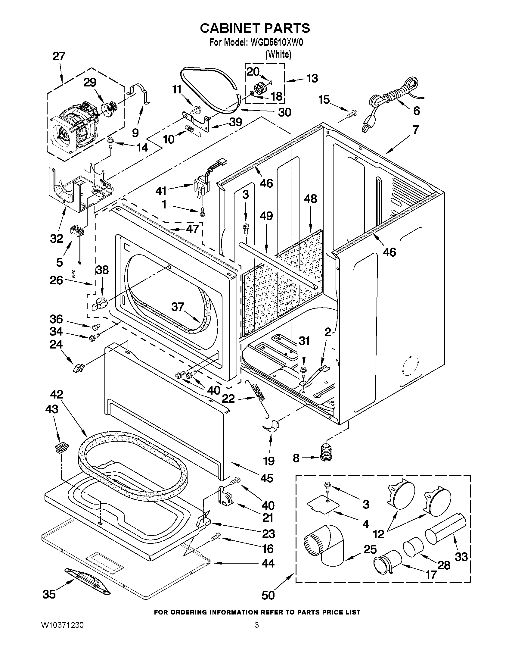 02 - CABINET PARTS