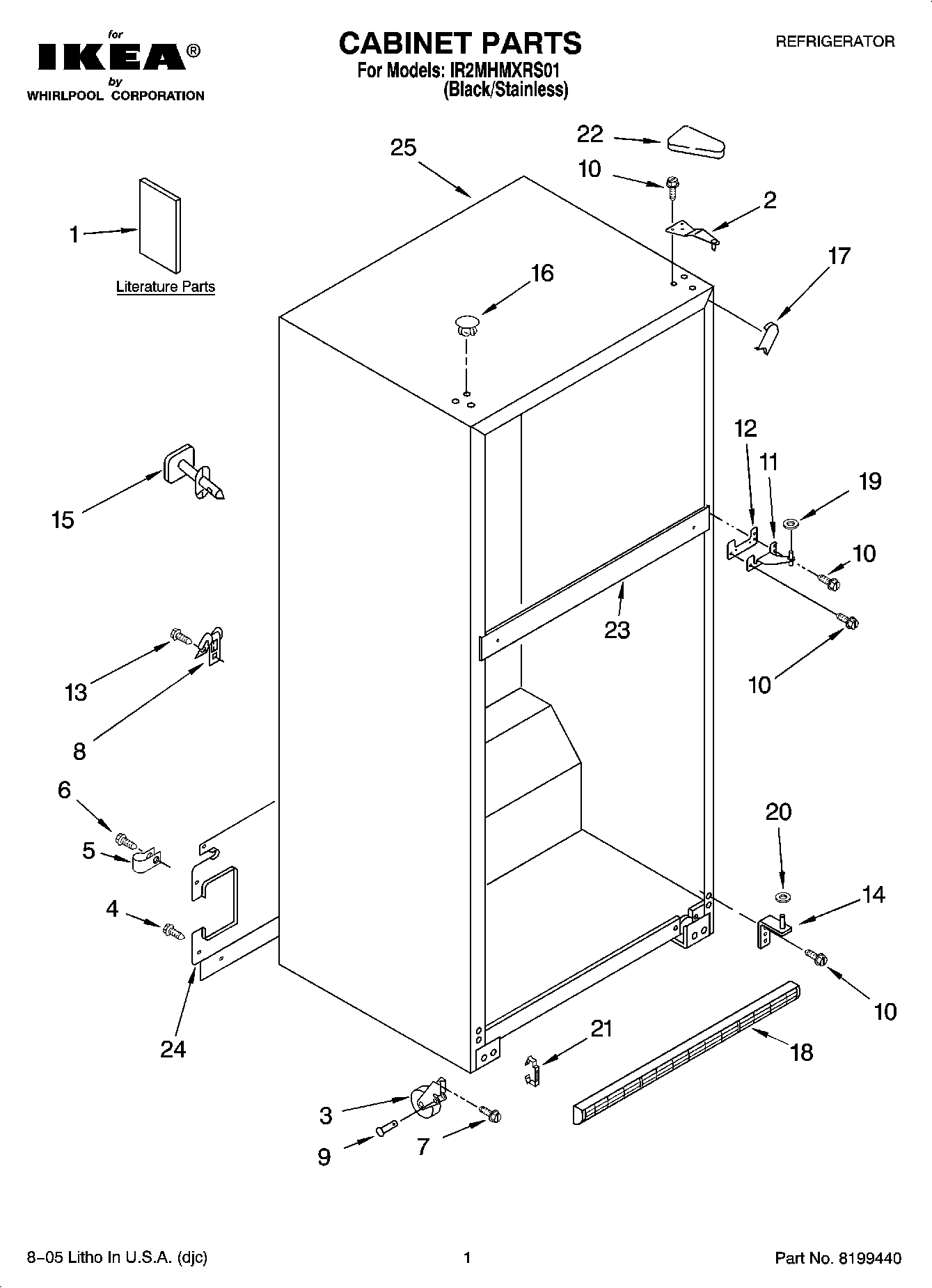 01 - CABINET PARTS