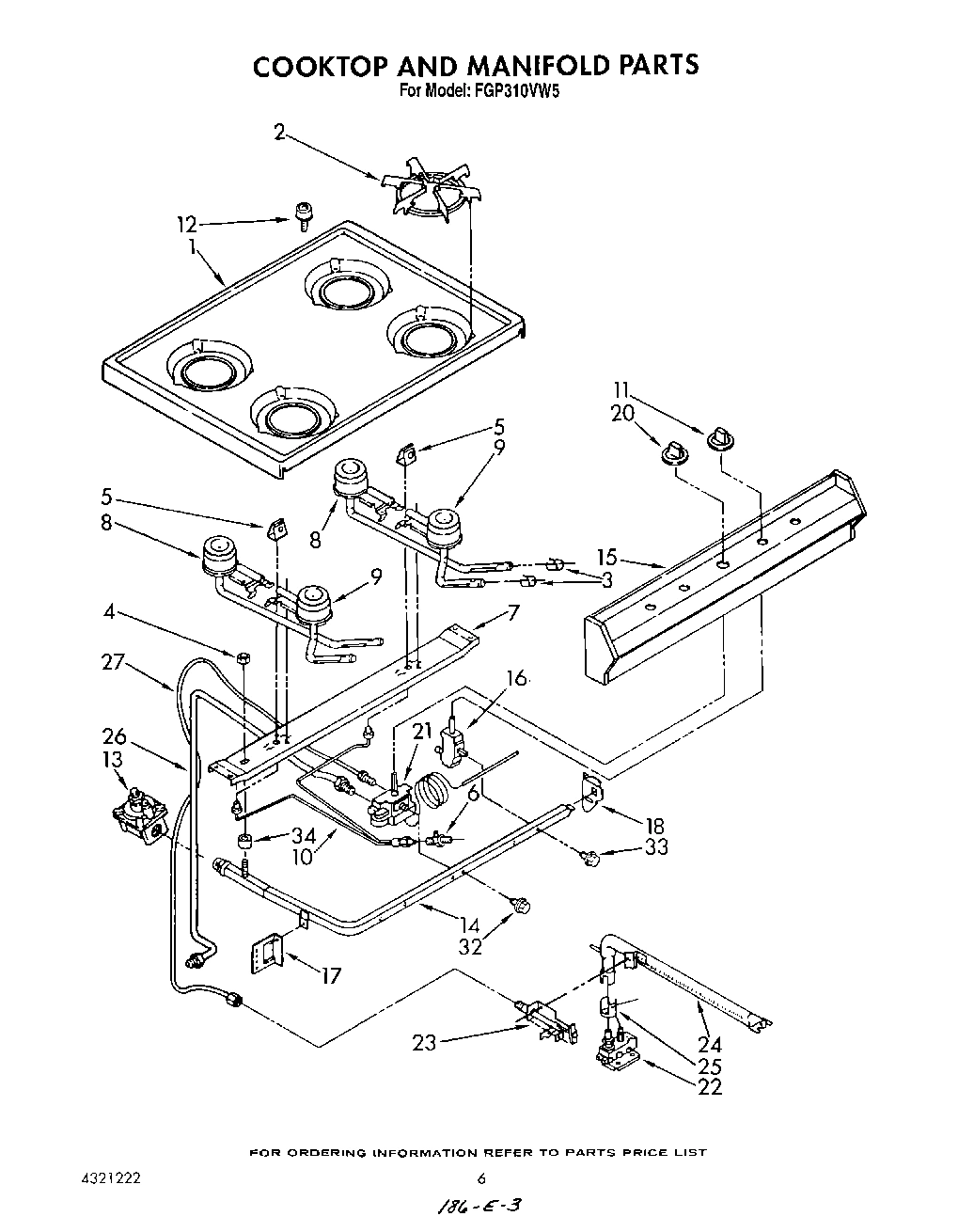 05 - COOKTOP AND MANIFOLD, LIT/OPTIONAL