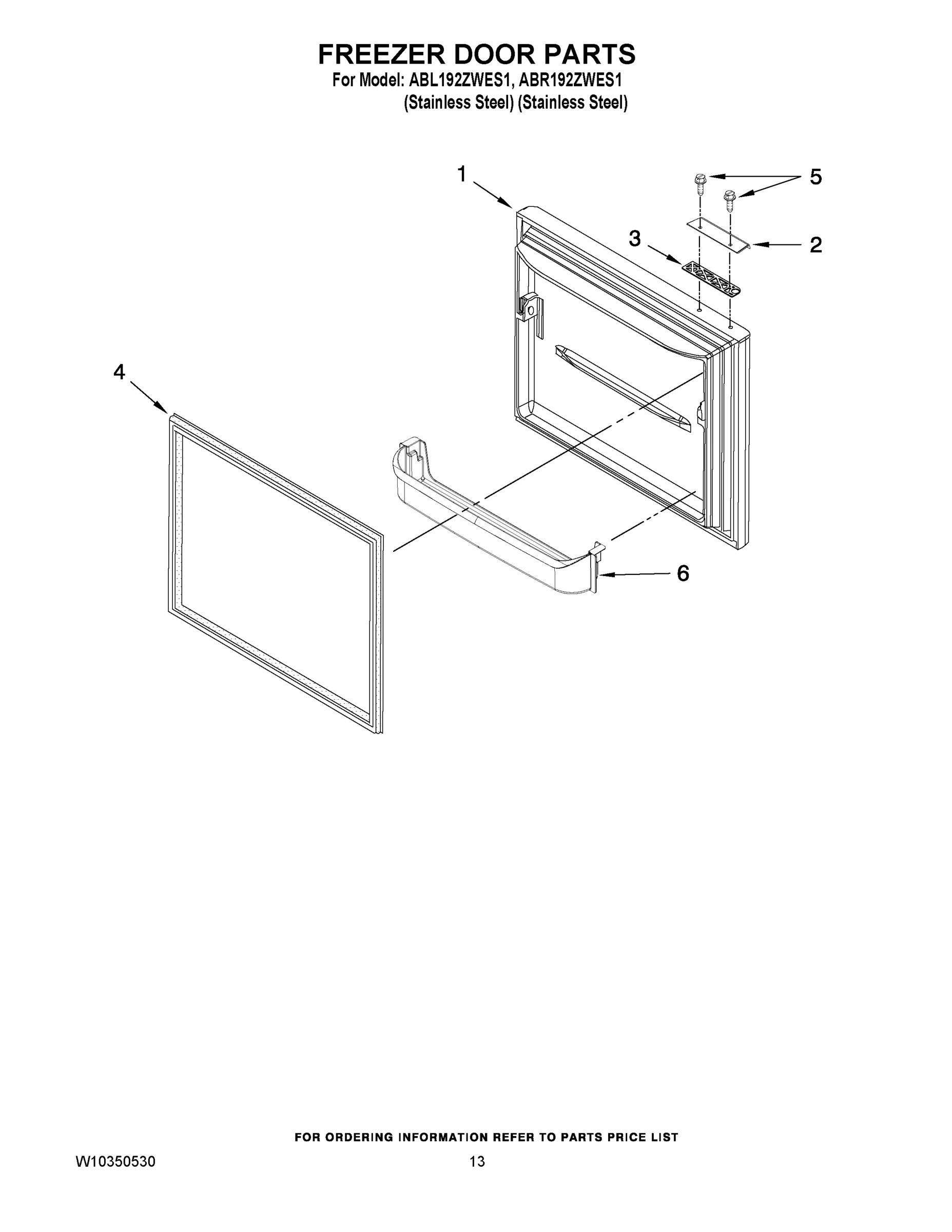 07 - FREEZER DOOR PARTS