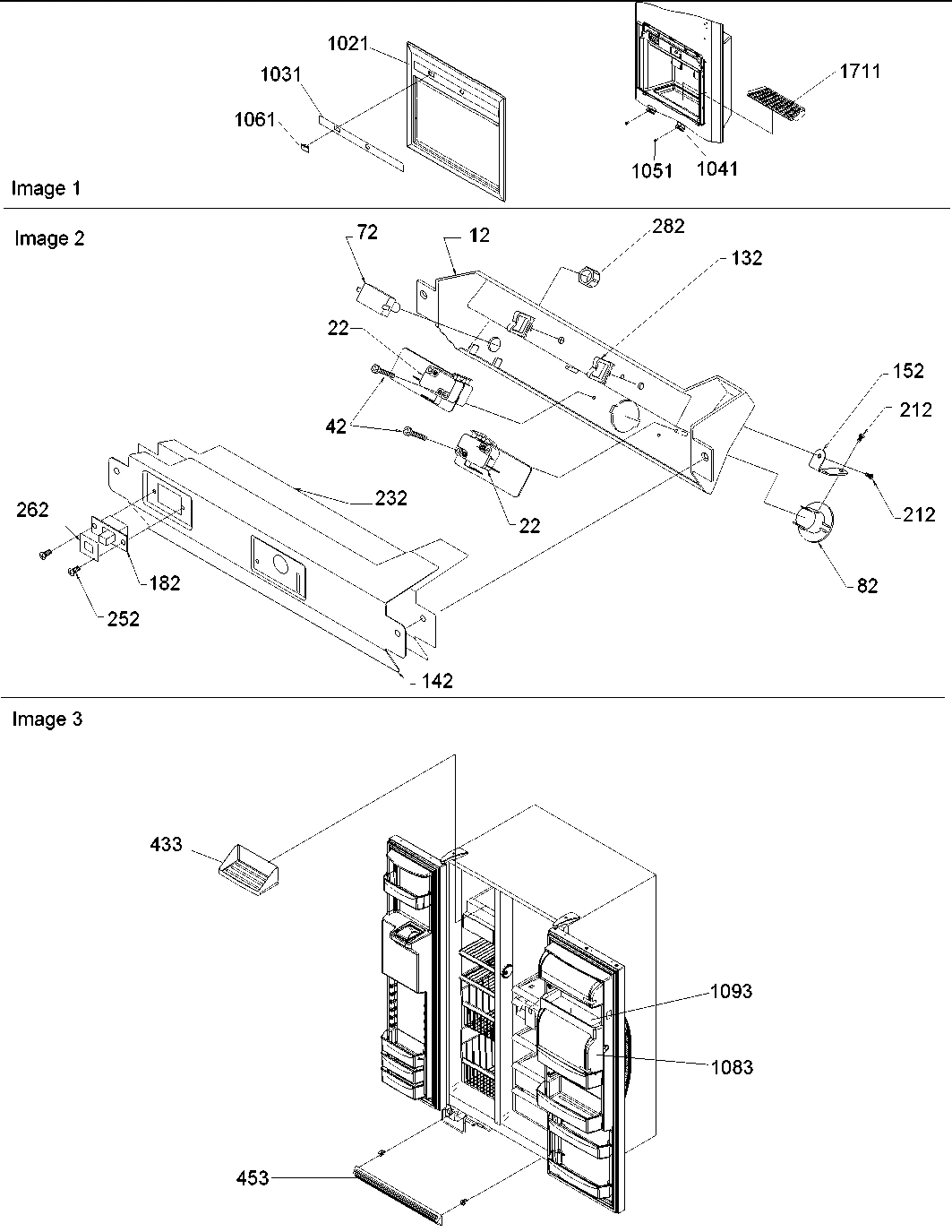 06 - Façade Dispenser Cover & Elec. Brkt Assy