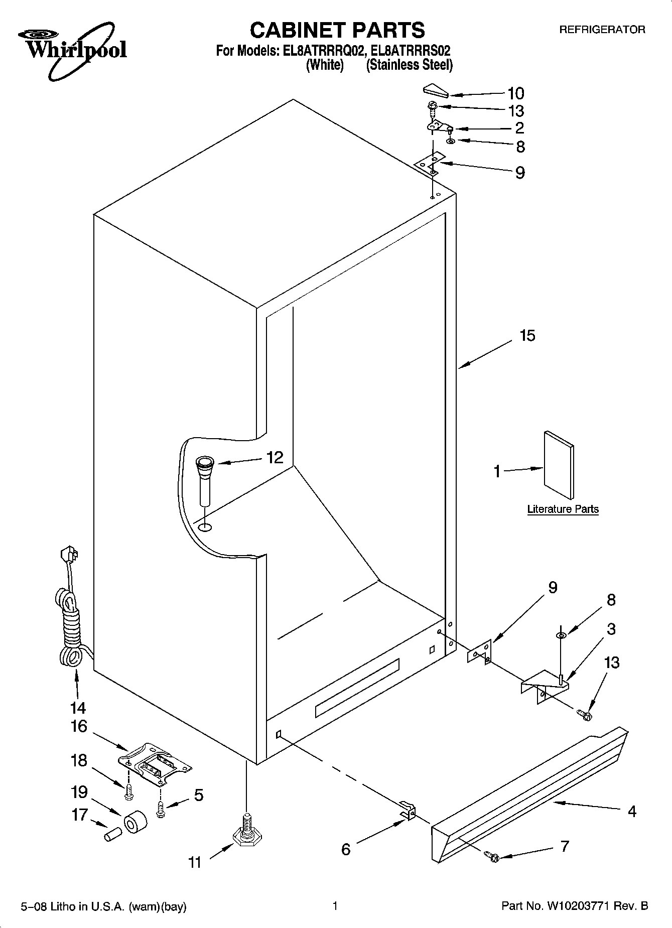01 - CABINET PARTS