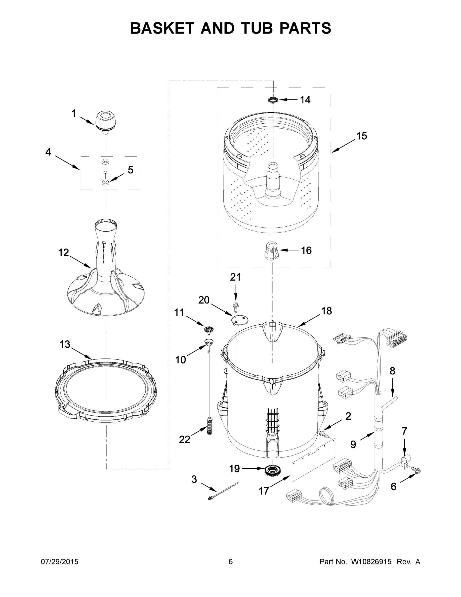 04 - BASKET AND TUB PARTS