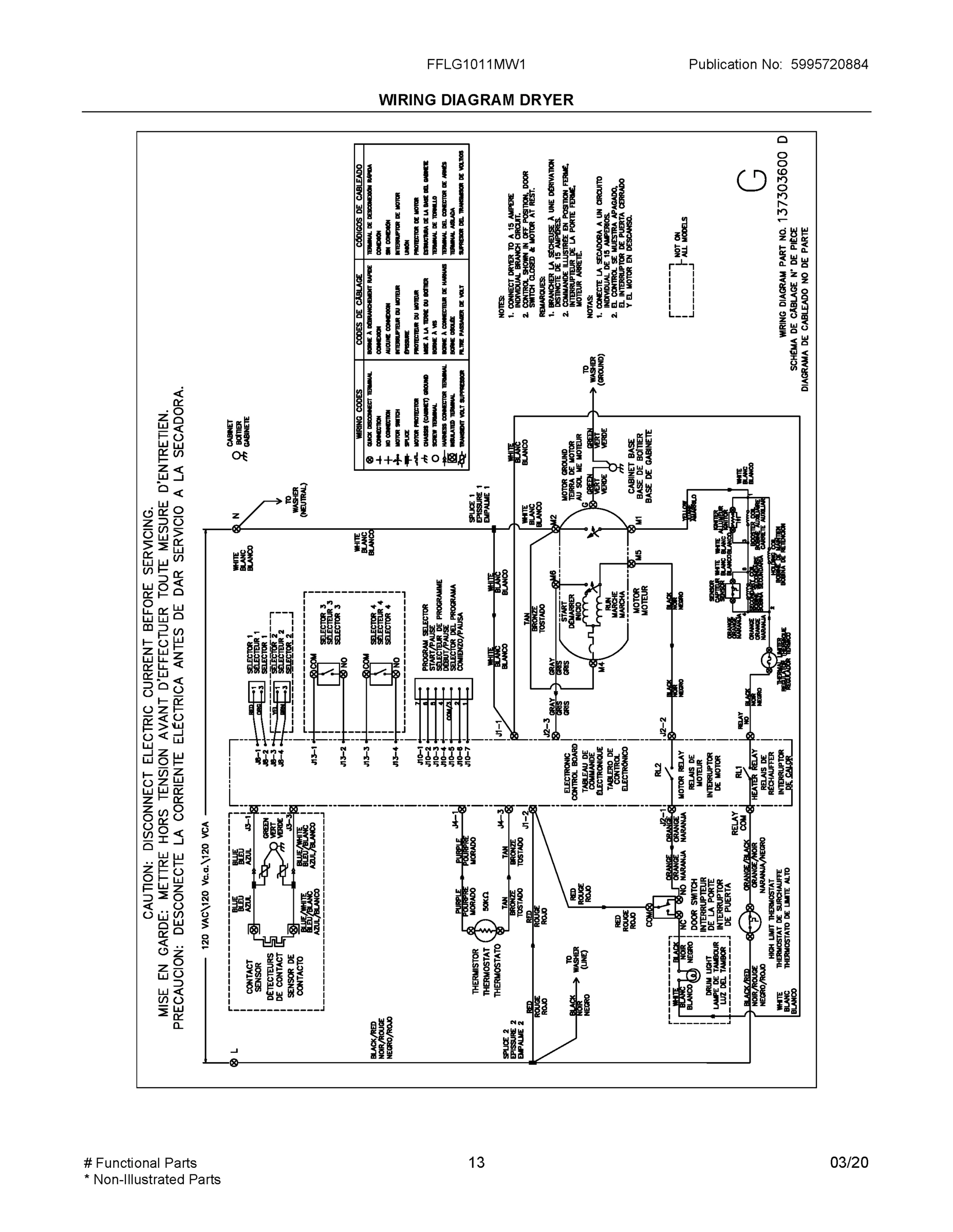 08 - WIRING DIAGRAM DRYER